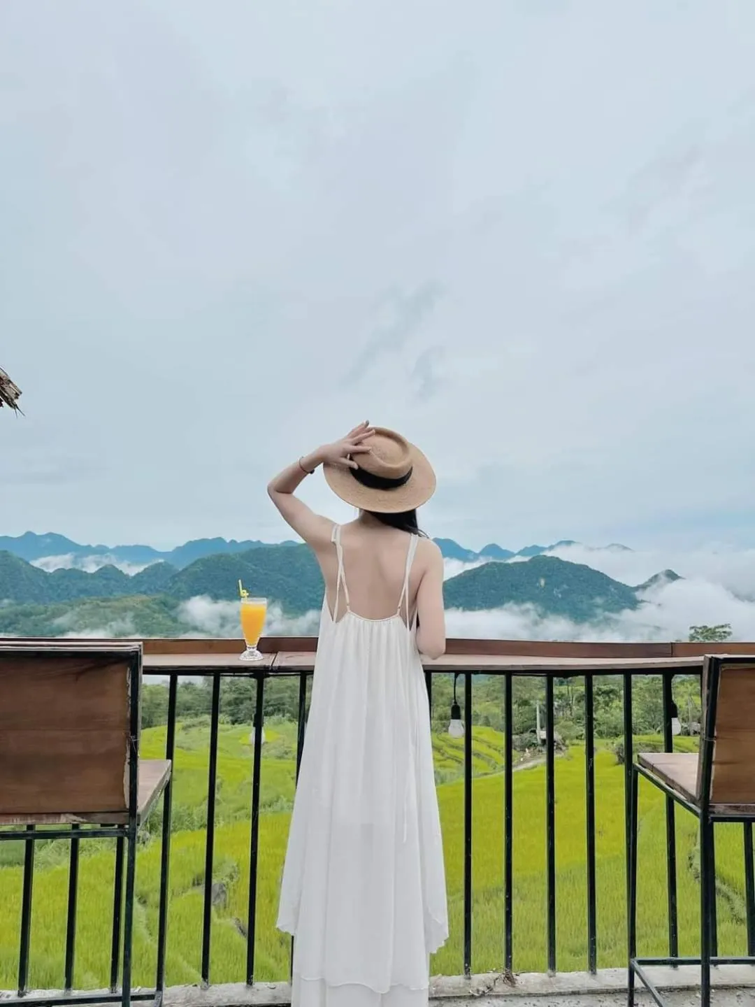 Balcony/Terrace in Pu Luong May Home & Cafe