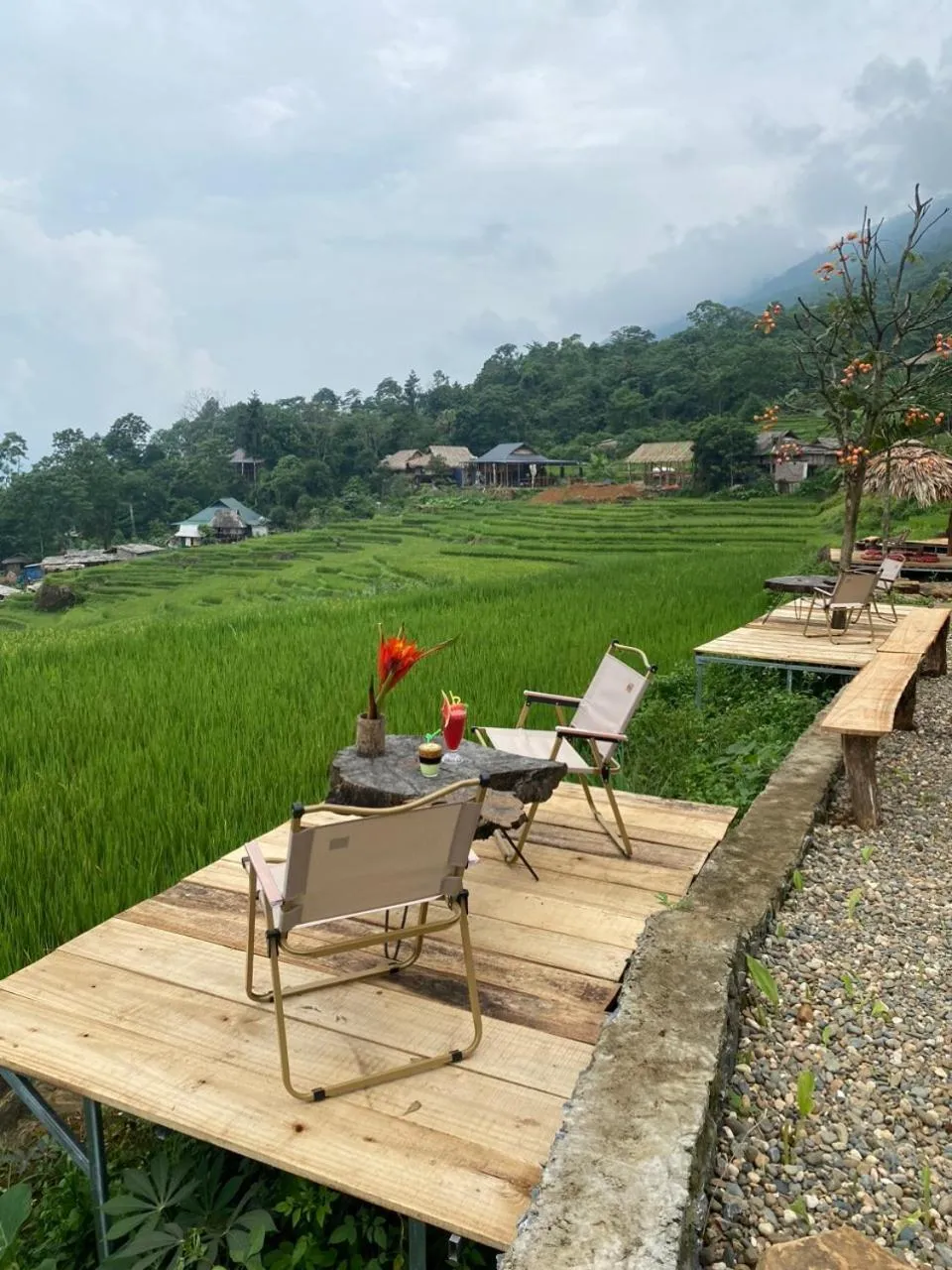 Garden in Pu Luong May Home & Cafe