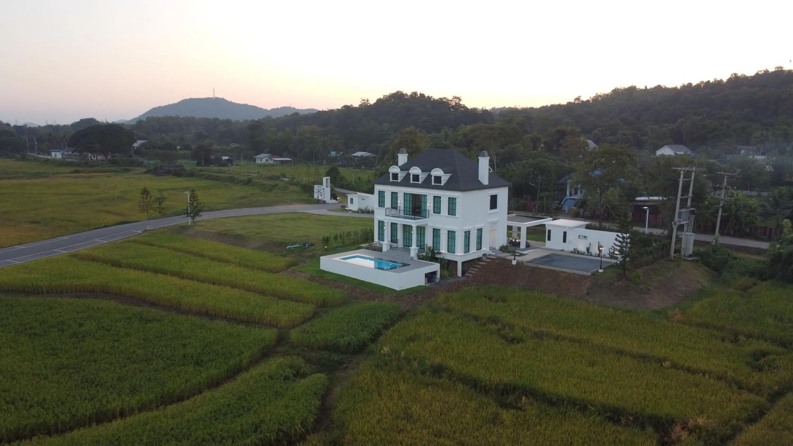 Property building in Pim Pool Villa Nan