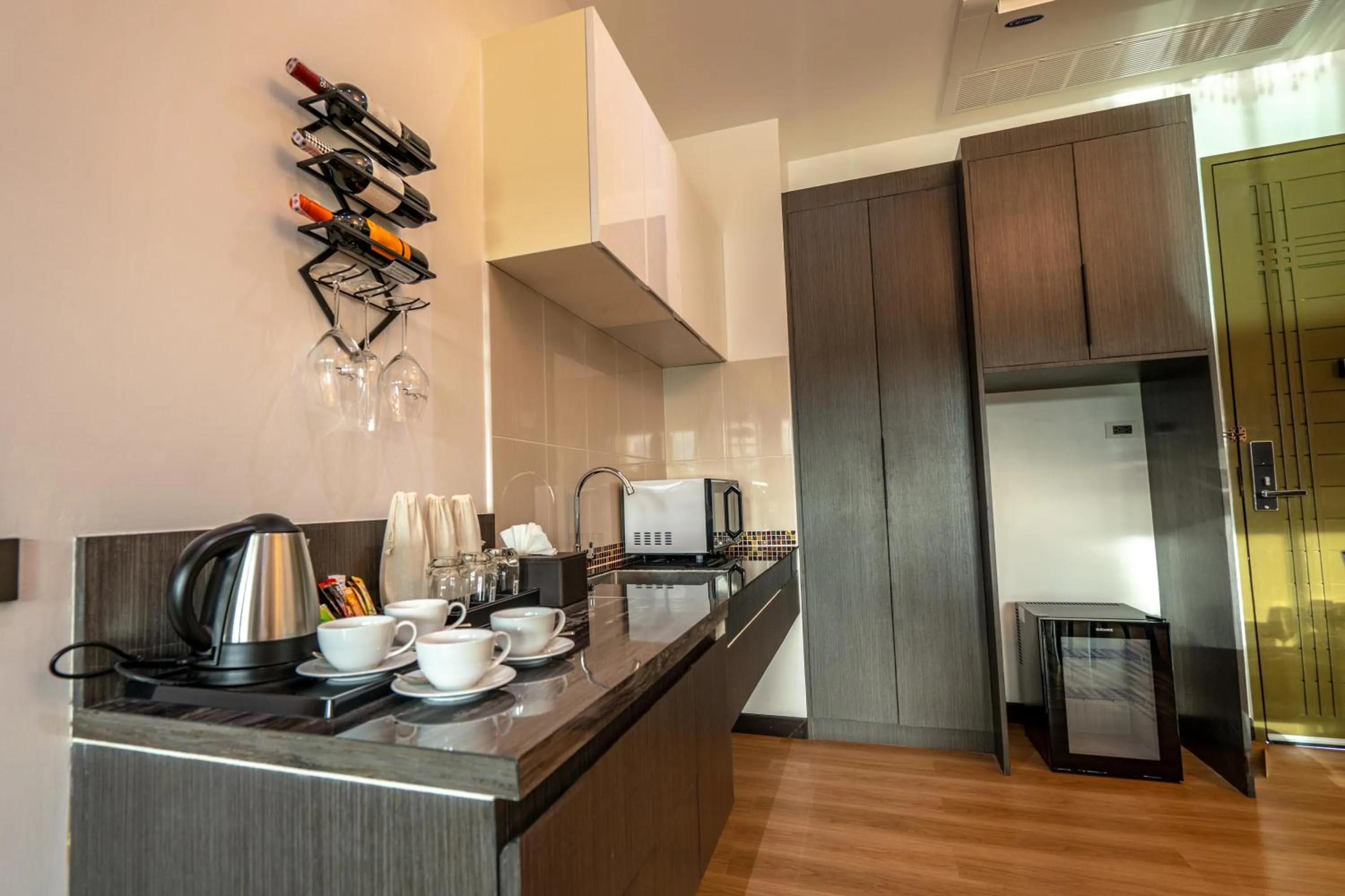 Kitchen or kitchenette in Pim Pool Villa Nan