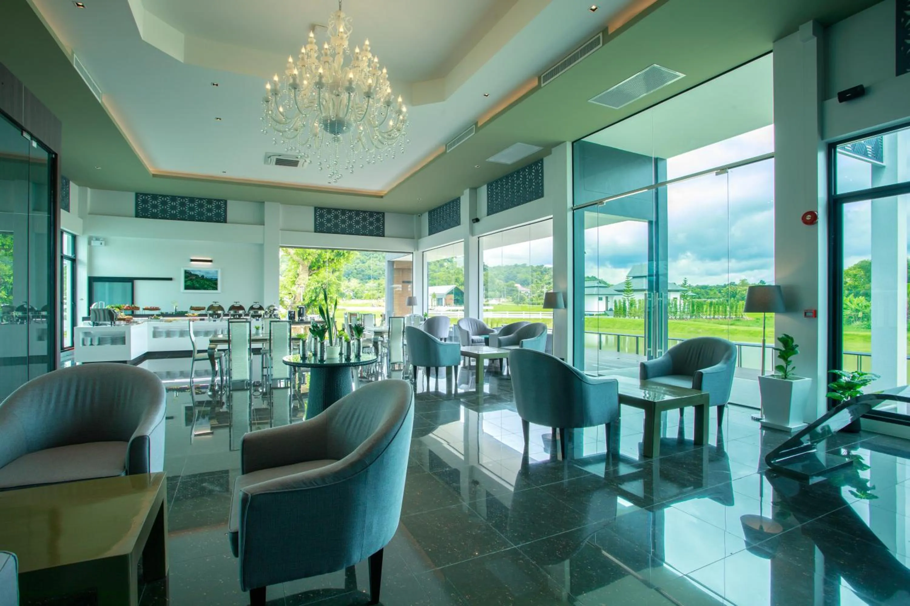 Lobby or reception in Pim Pool Villa Nan