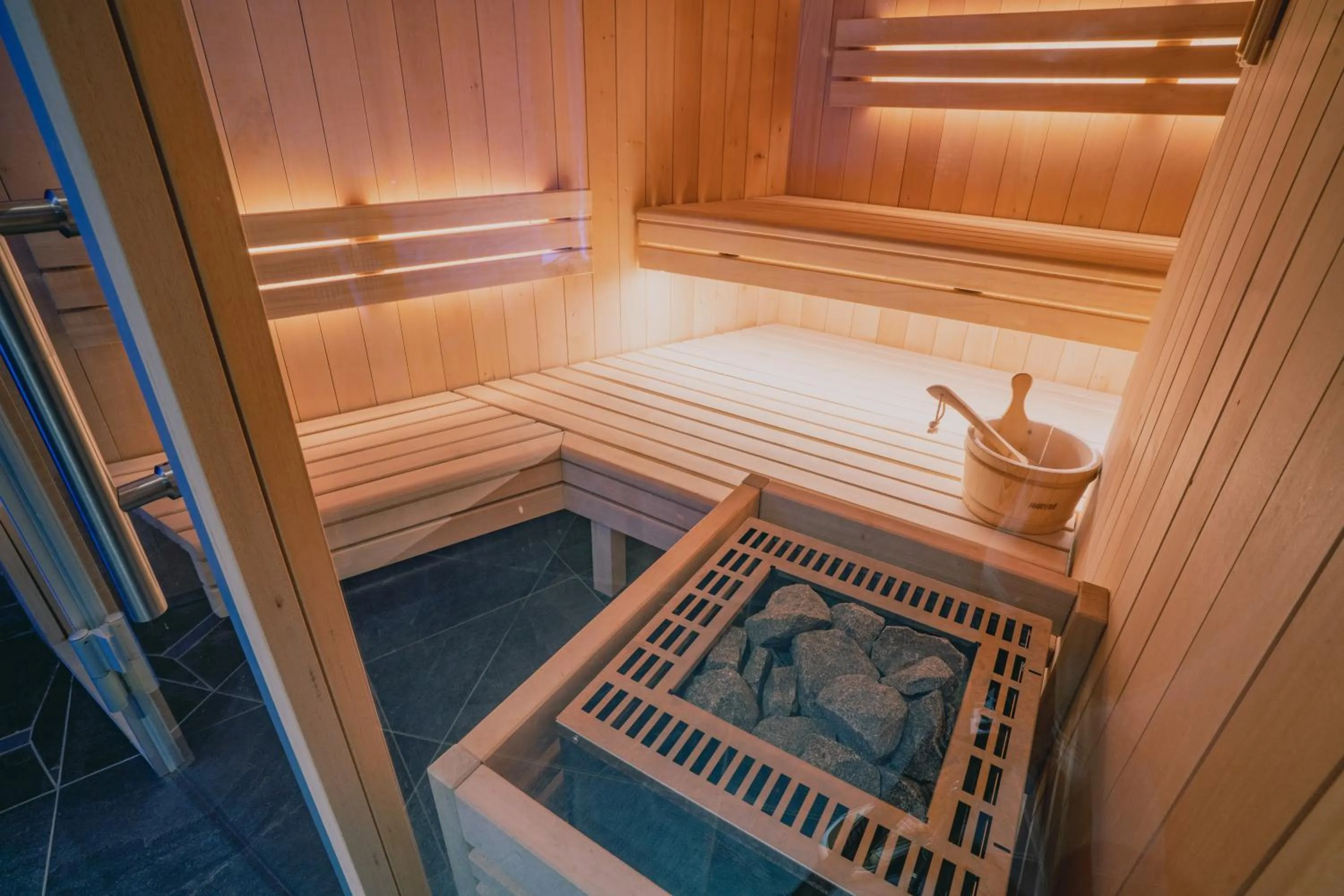 Sauna in Terra-Beka Lodge