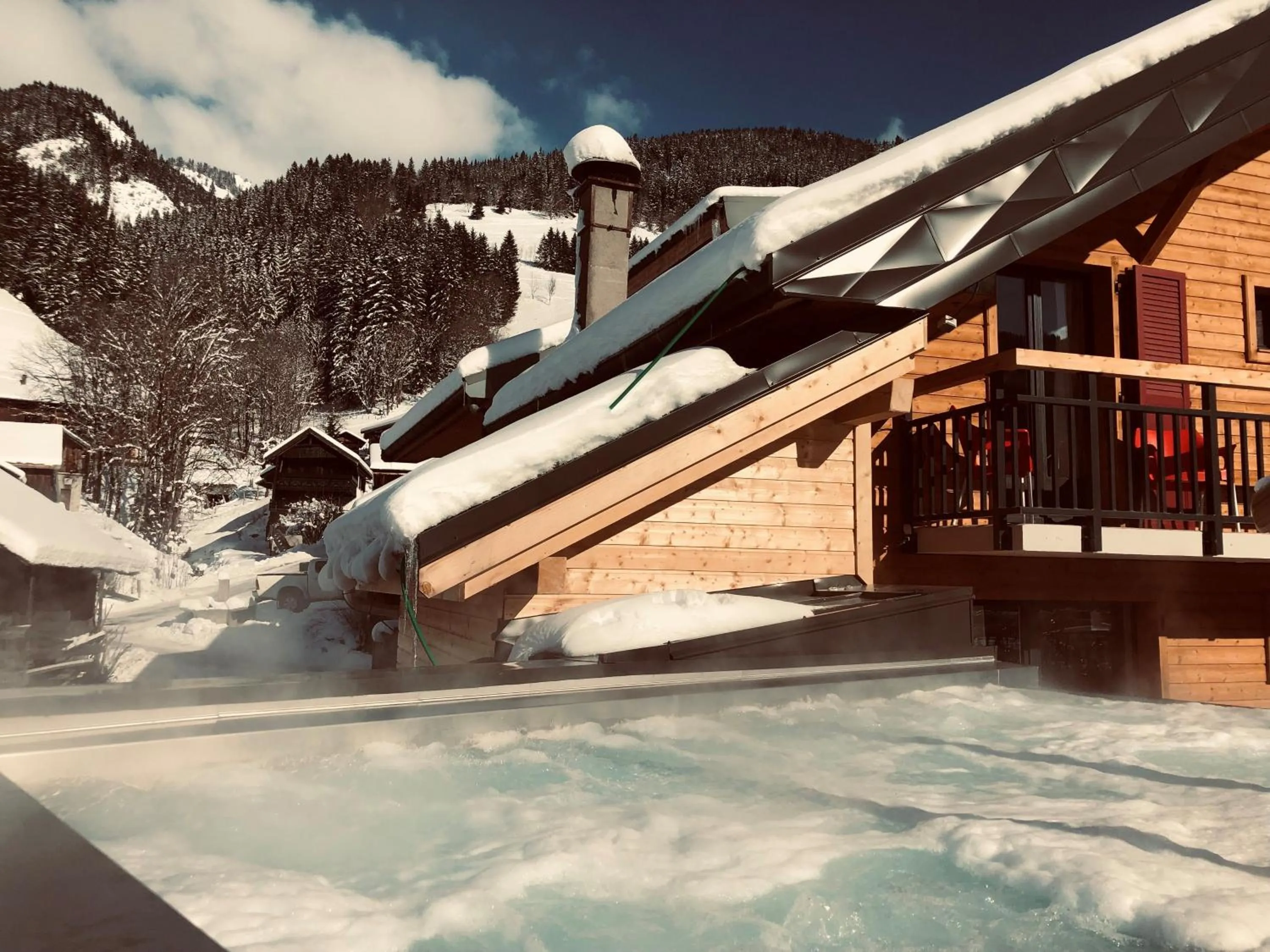 Hot Tub in Terra-Beka Lodge