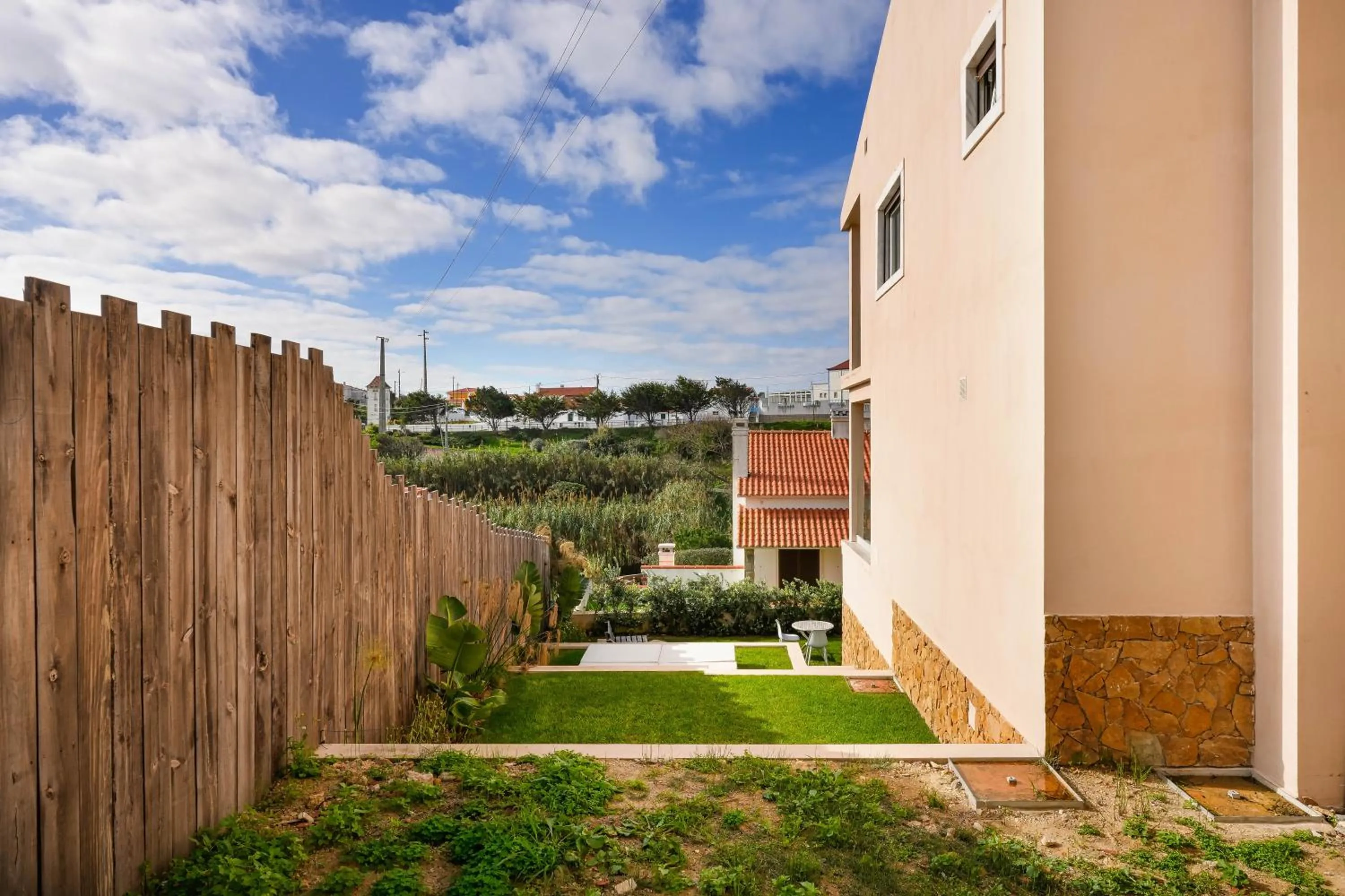 Garden view in Azenhas do Mar Valley House