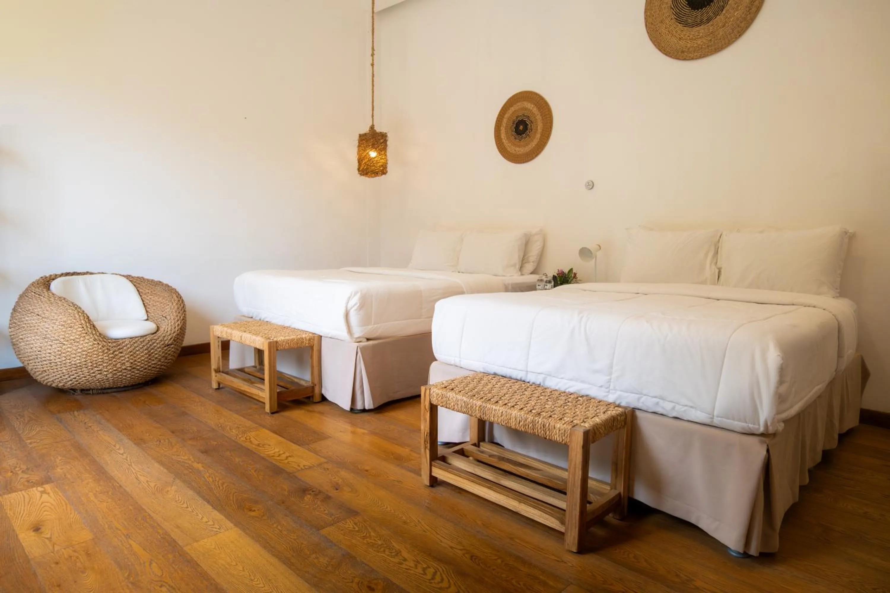 Bedroom, Bed in Equinoccio Hotel