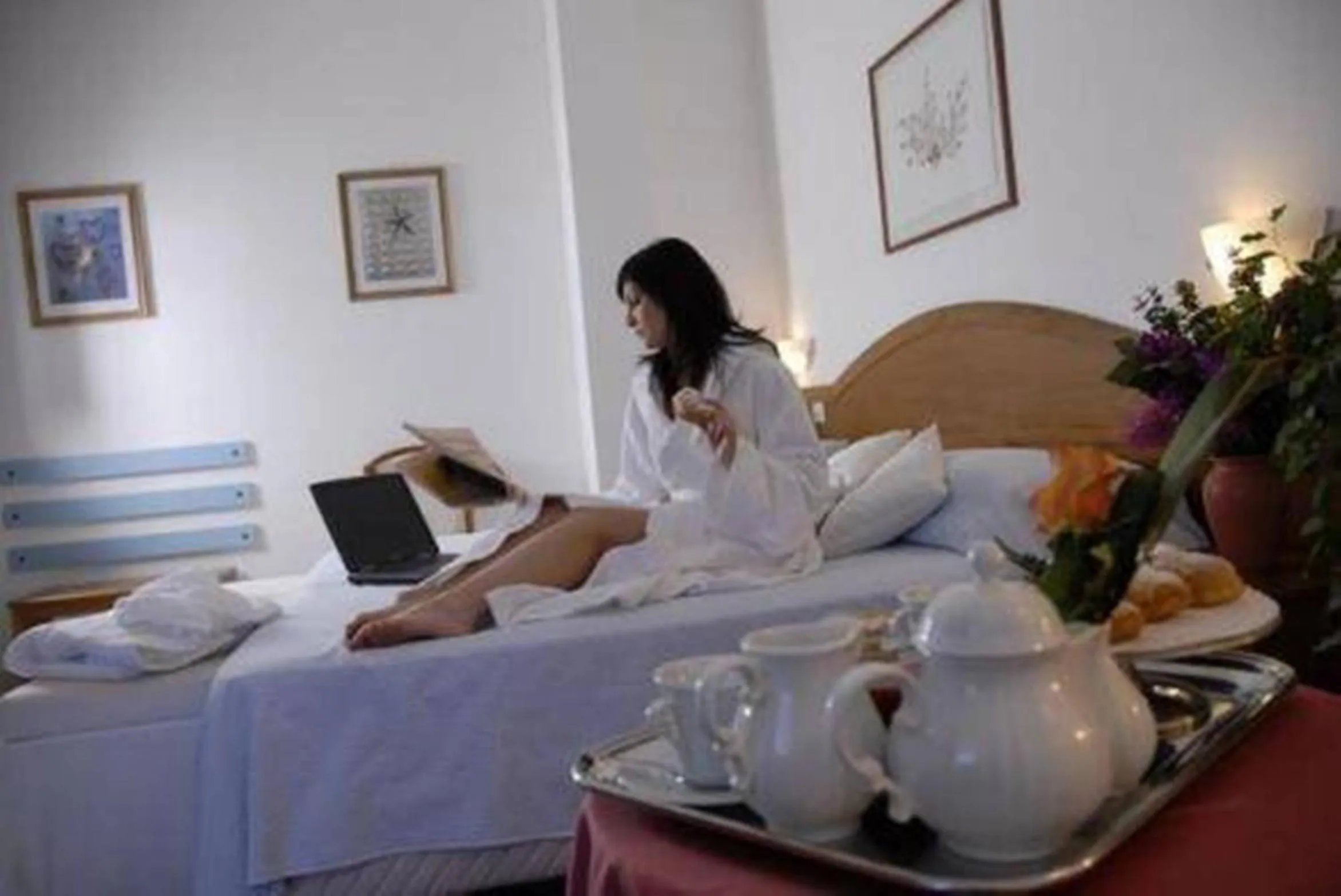 Bed in Villa Dei Principi Hotel