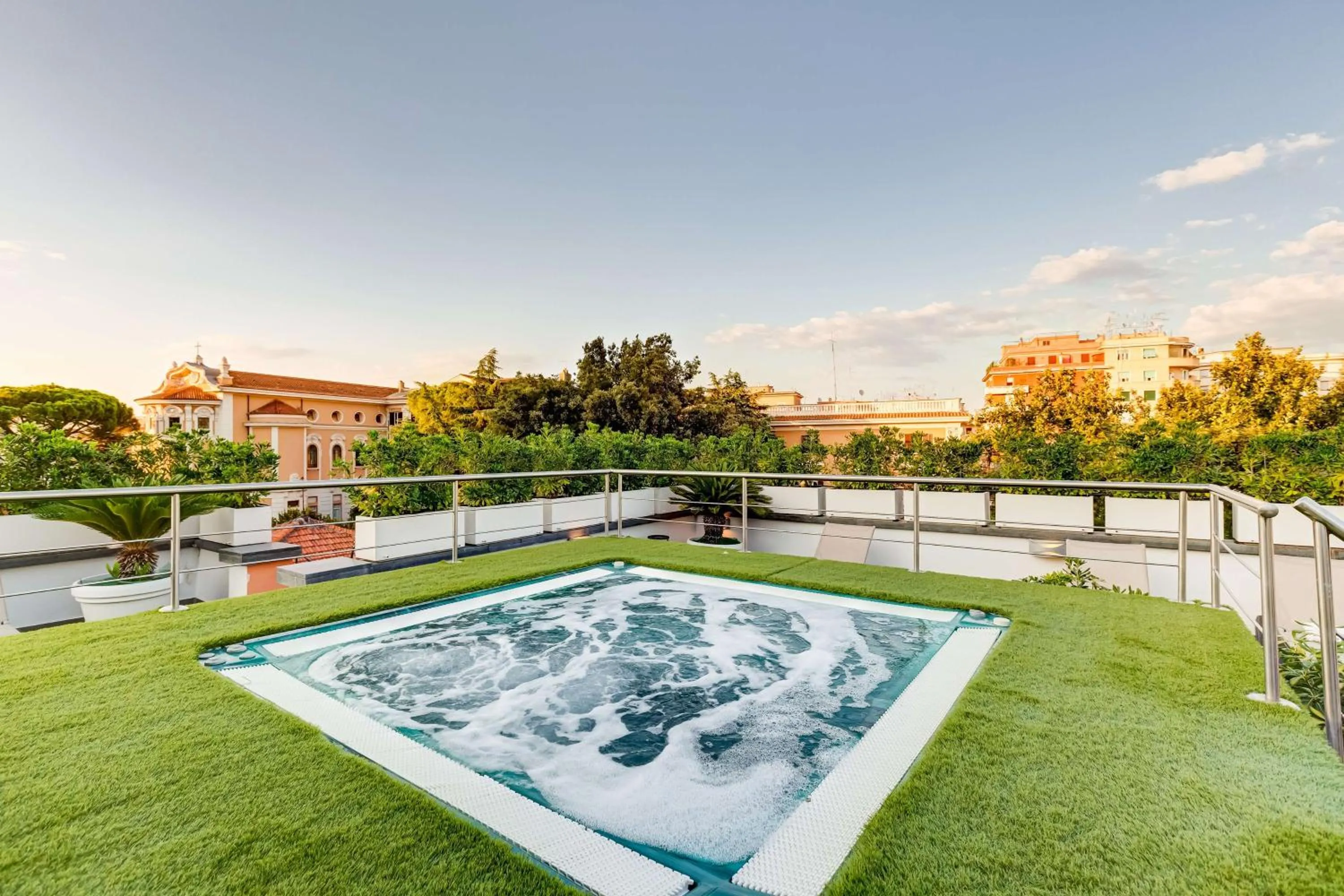 Pool view in Best Western Cinemusic Hotel