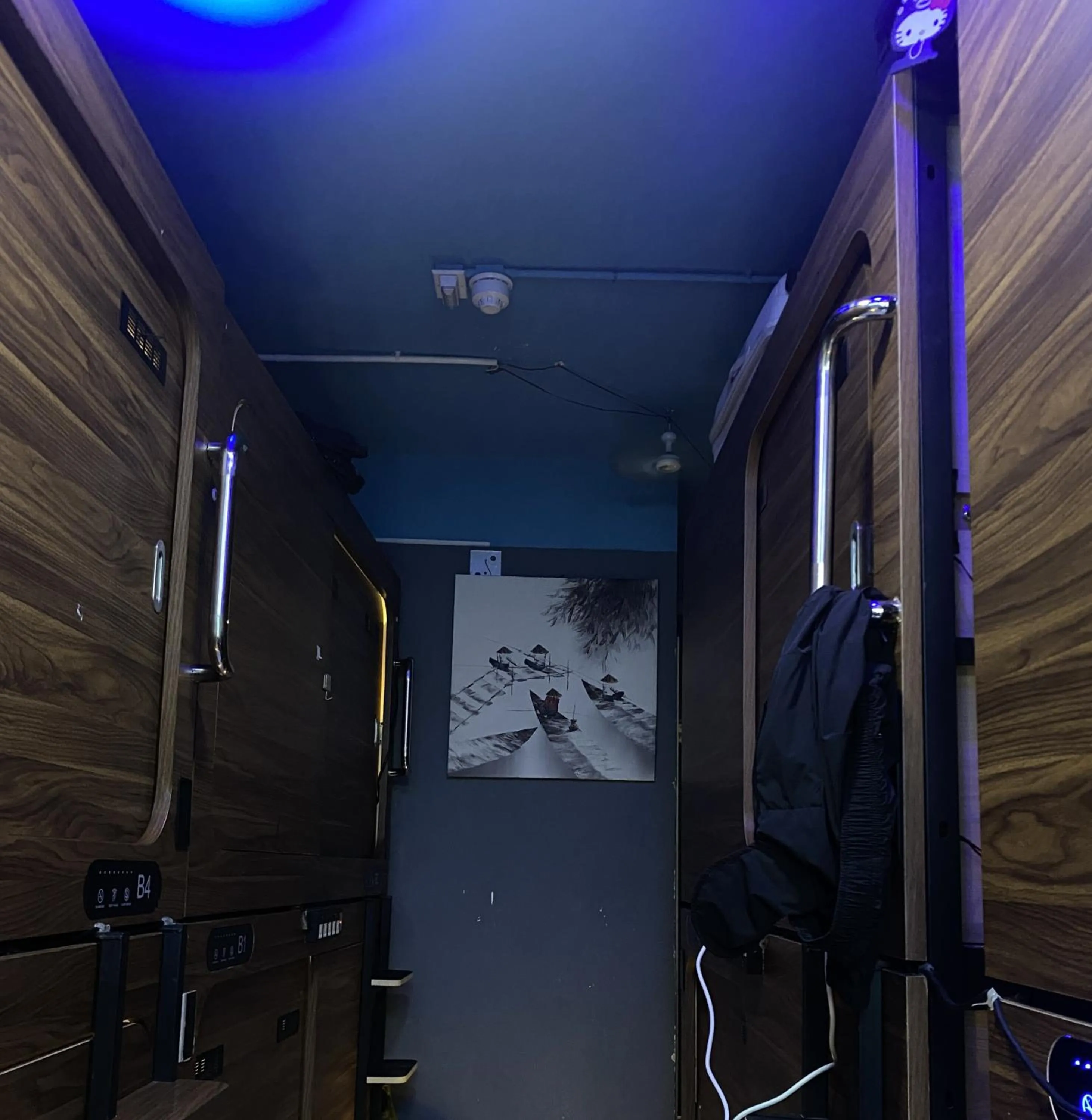 Seating area in Sleep Cubee Hostel