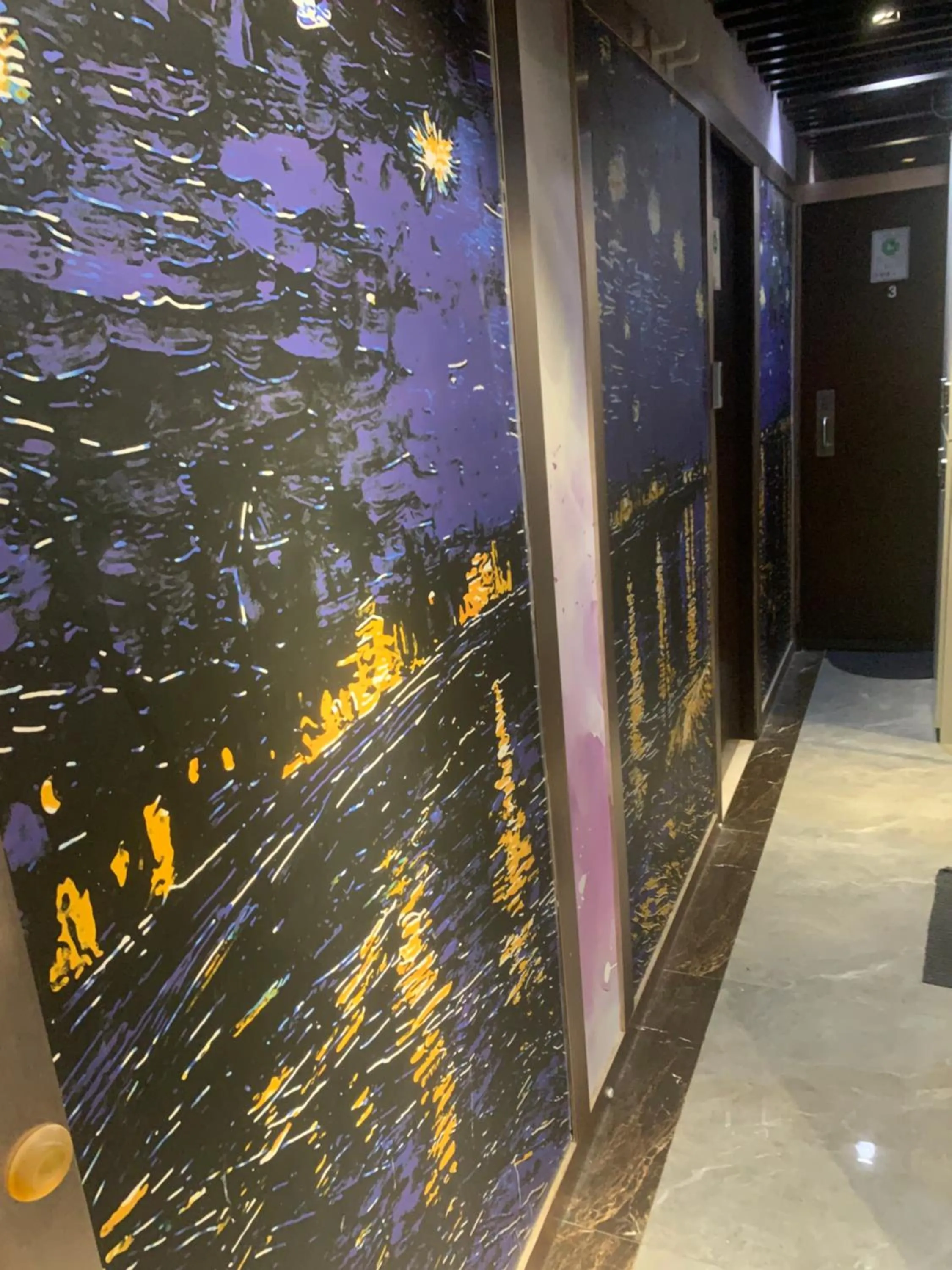 Seating area in Sleep Cubee Hostel