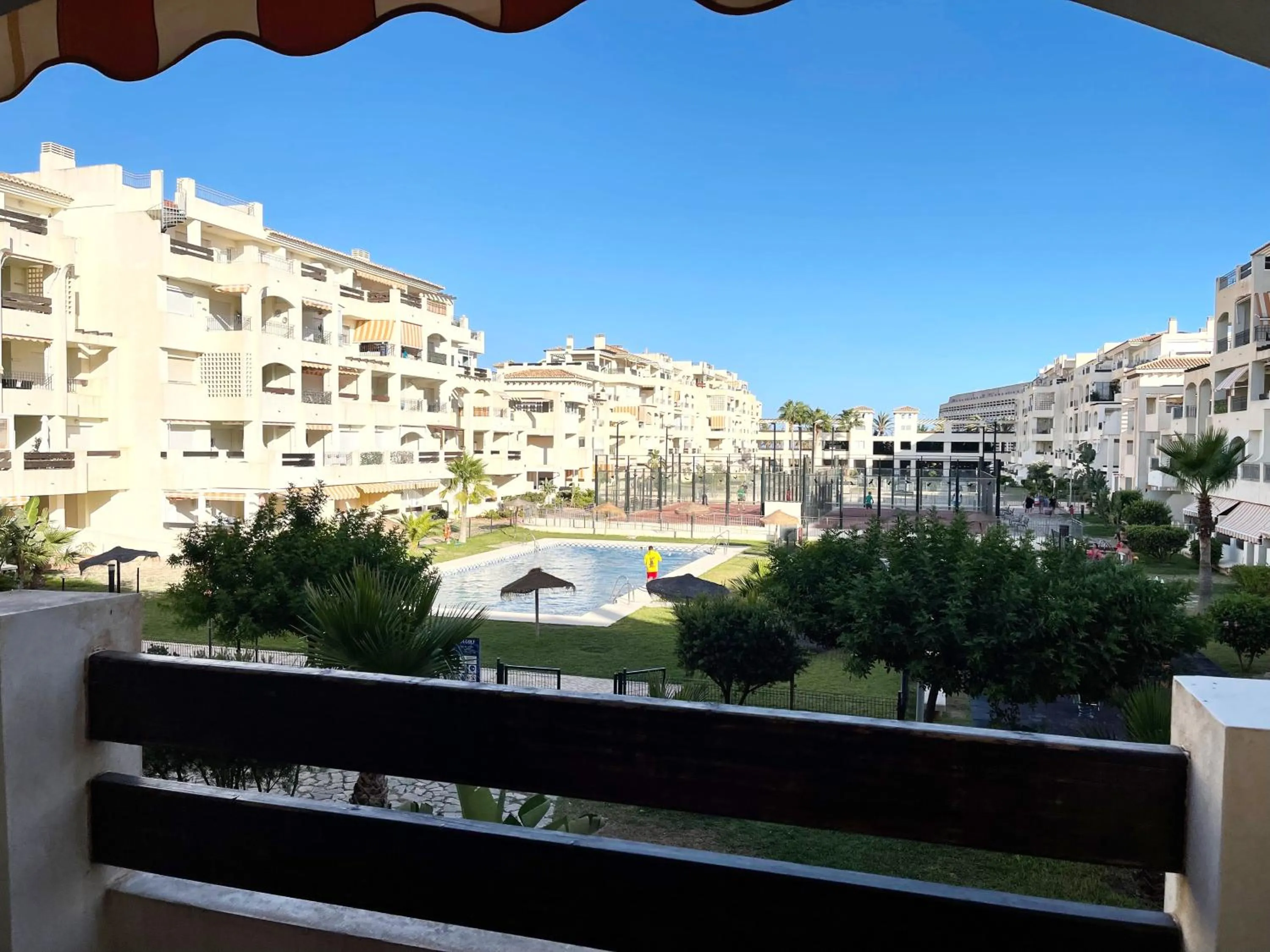 Balcony/Terrace in Casa Matty-Precioso Apartamento al lado del Mar Y Del Golf