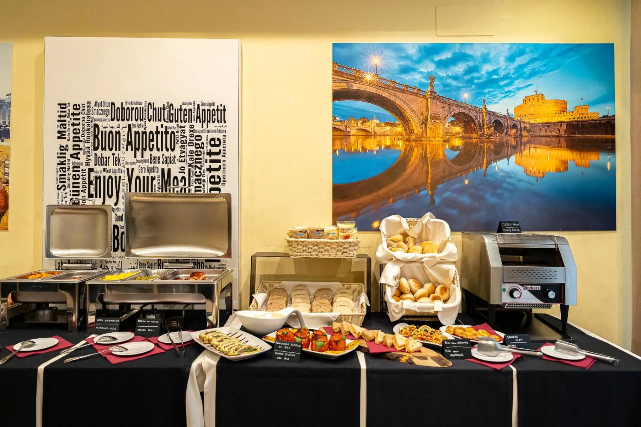 Buffet breakfast in Hotel San Remo