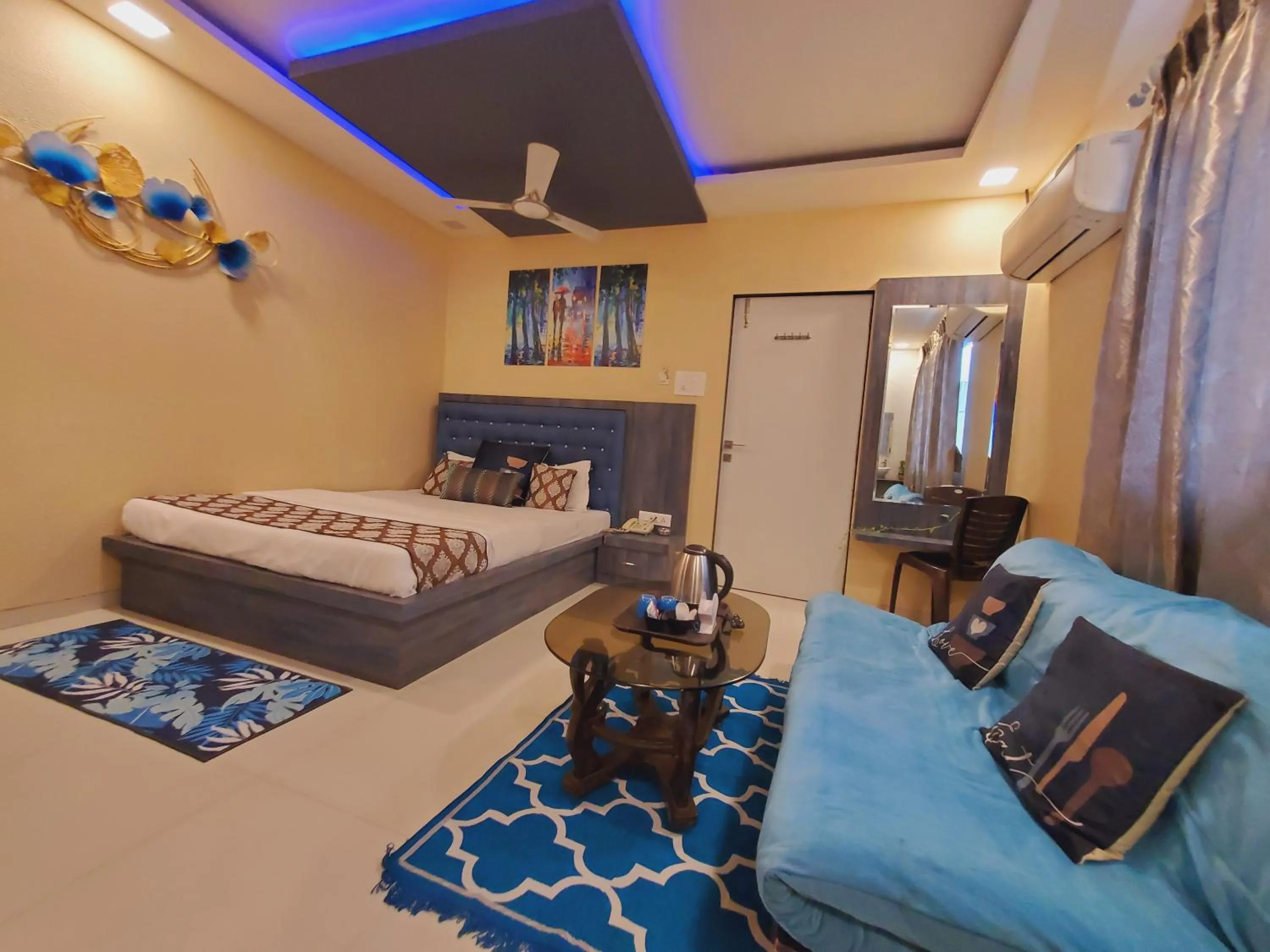 Photo of the whole room, Bed in Hotel Mari Aai Residency