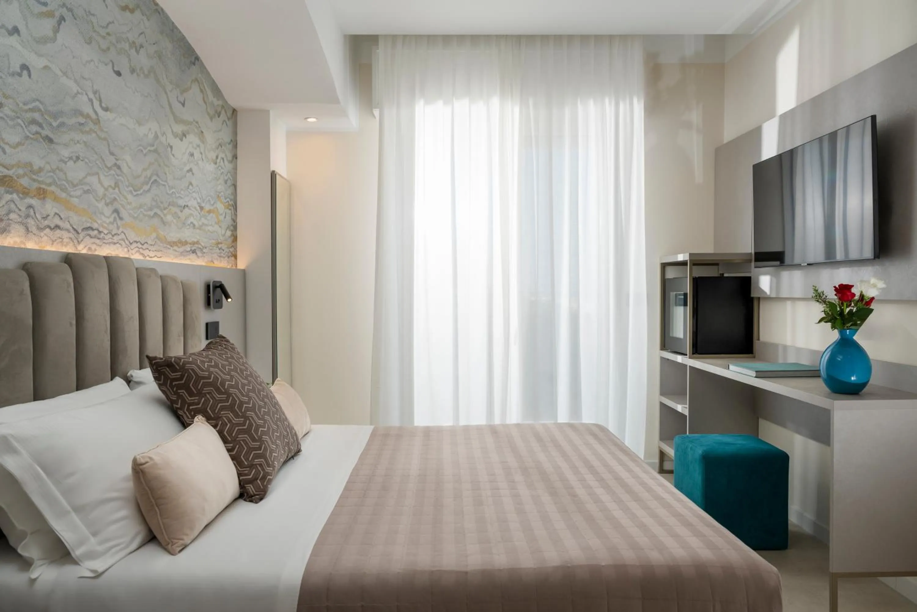 Bed in Hotel Ascot Riccione