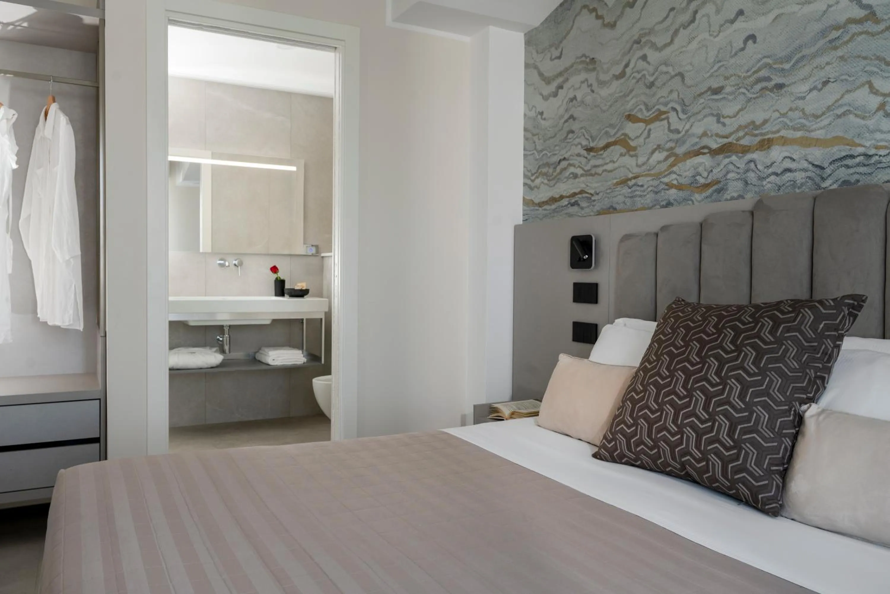 Bed in Hotel Ascot Riccione