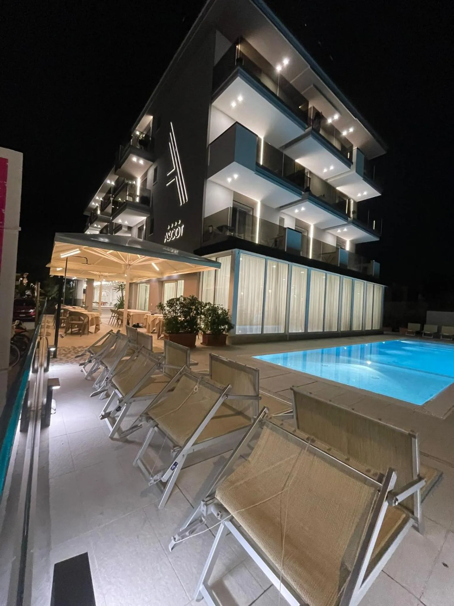 Property building in Hotel Ascot Riccione