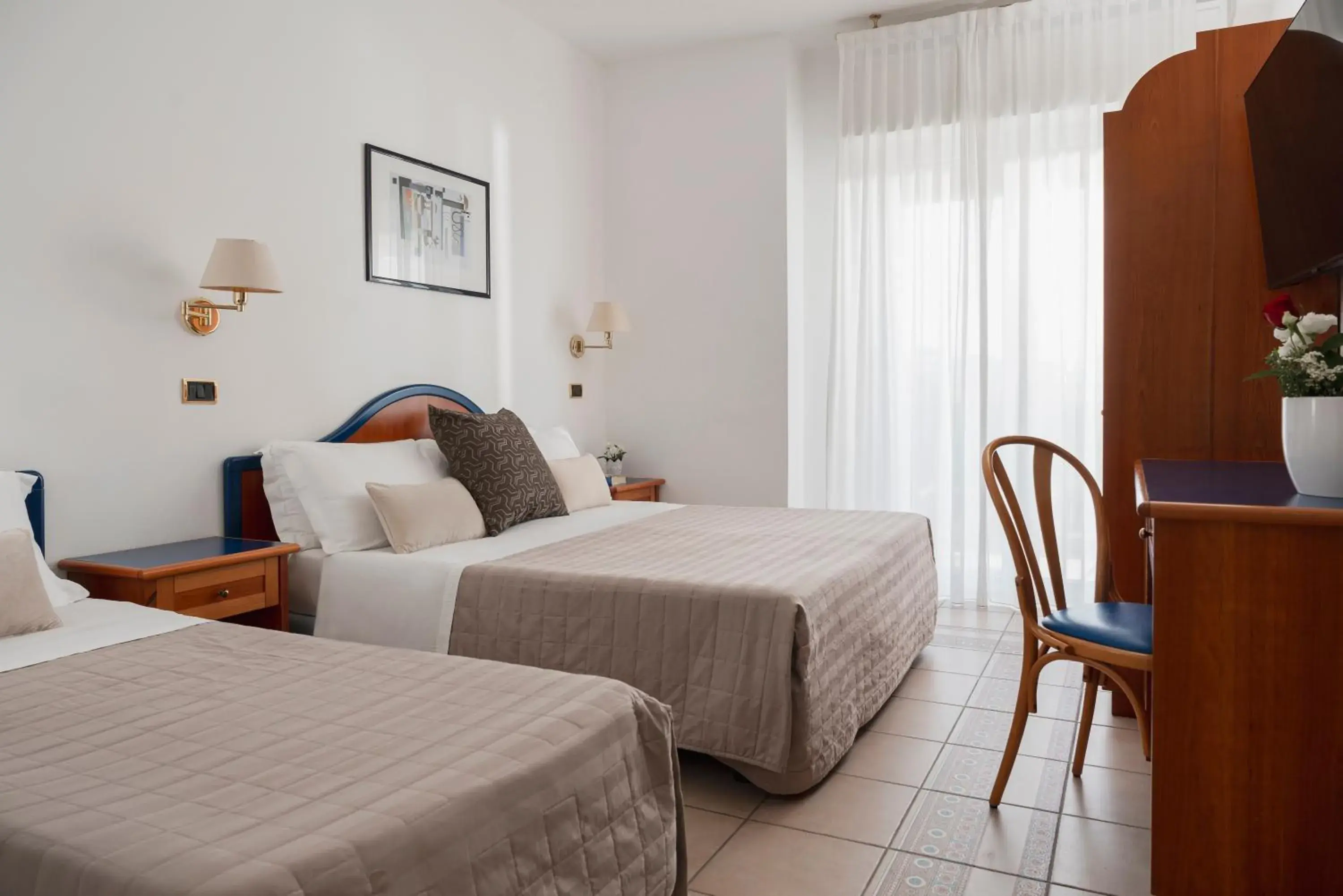 Triple Room with Side Sea View in Hotel Ascot Riccione Triple Room with Side Sea View in Hotel Ascot Riccione