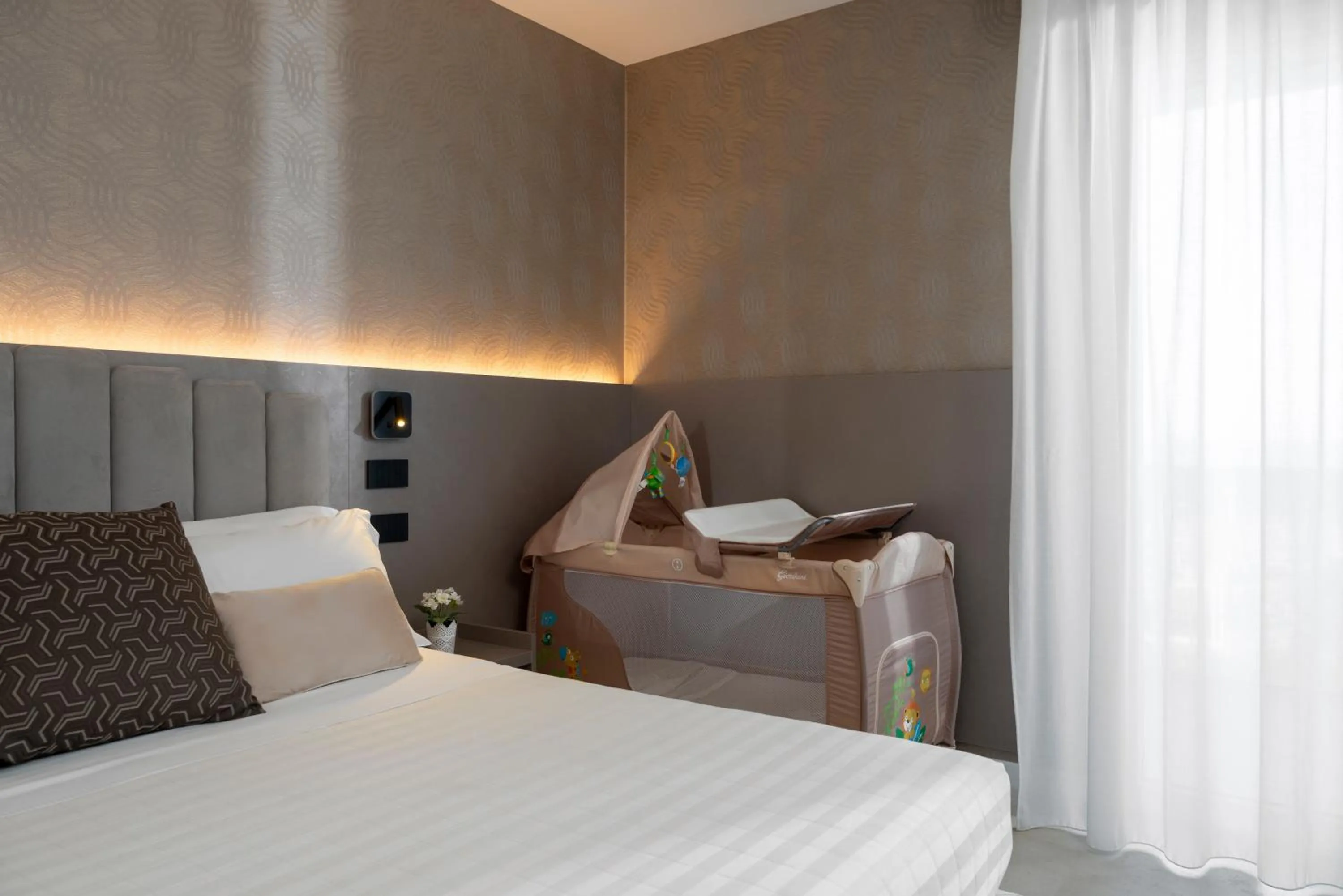 Bed in Hotel Ascot Riccione