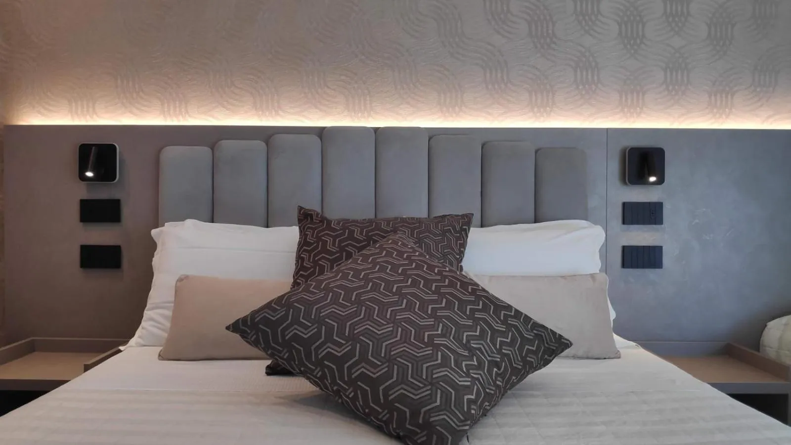 Bed in Hotel Ascot Riccione