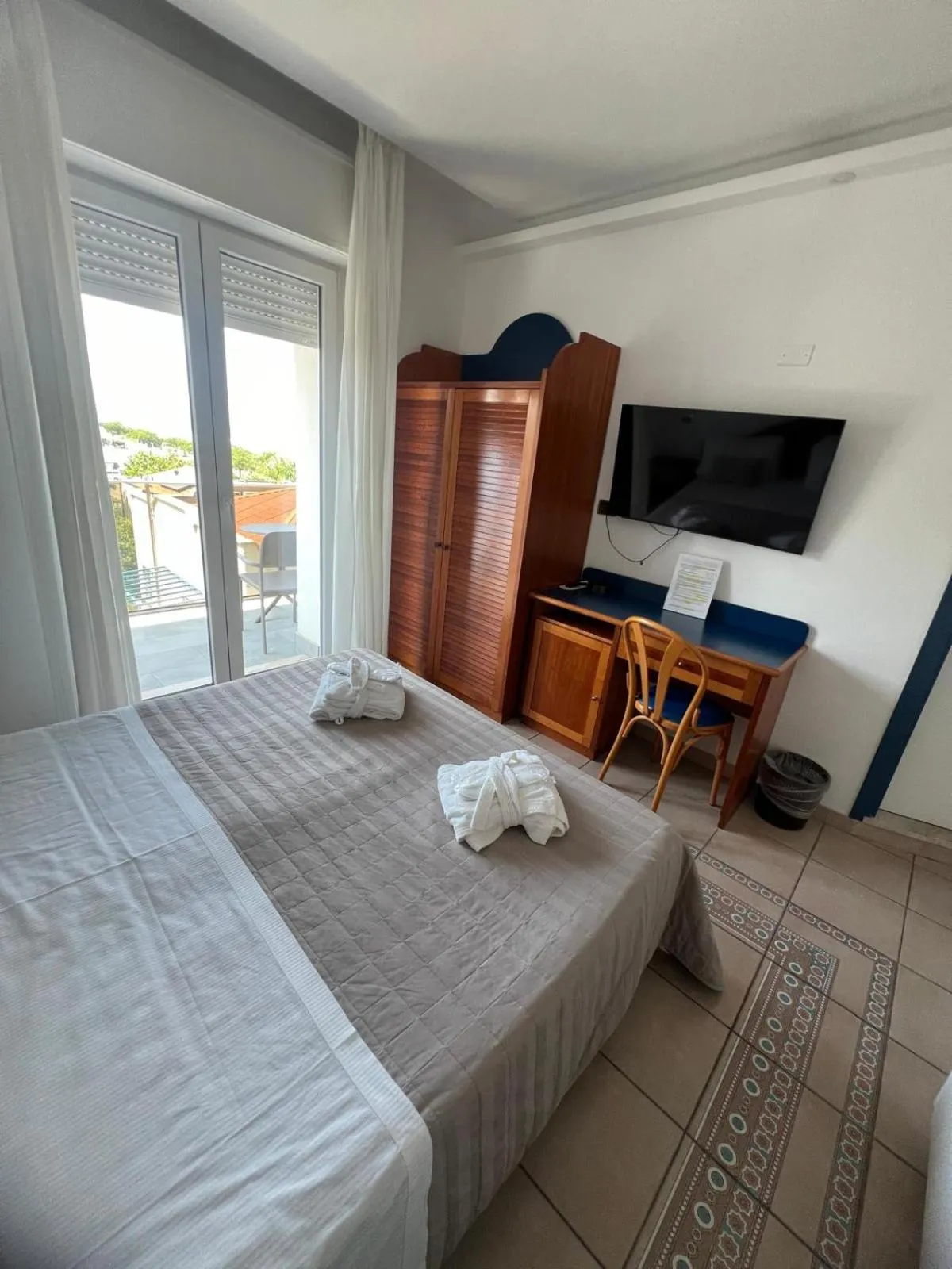 Bed in Hotel Ascot Riccione