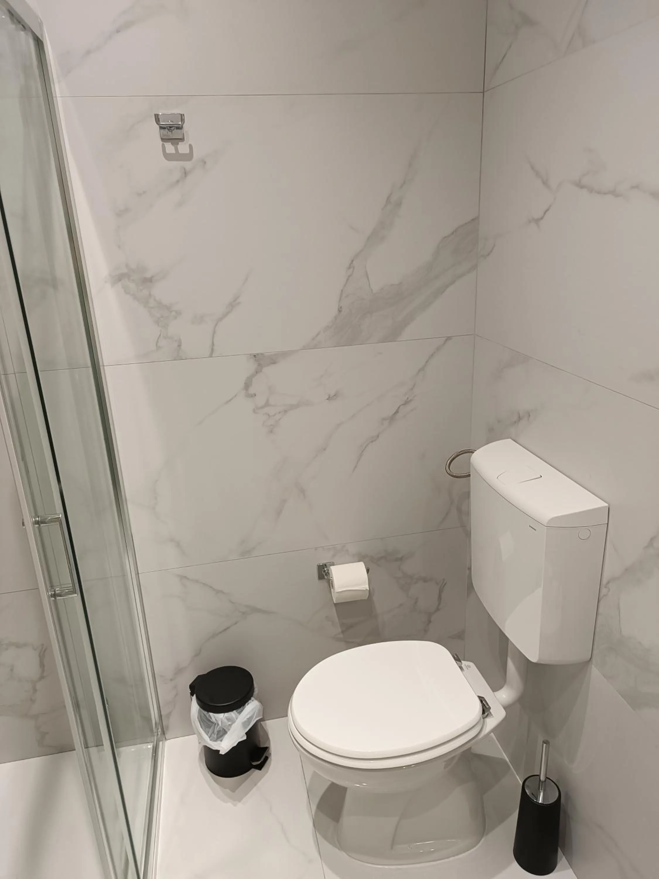 Shower in Hotel Centrale Europa