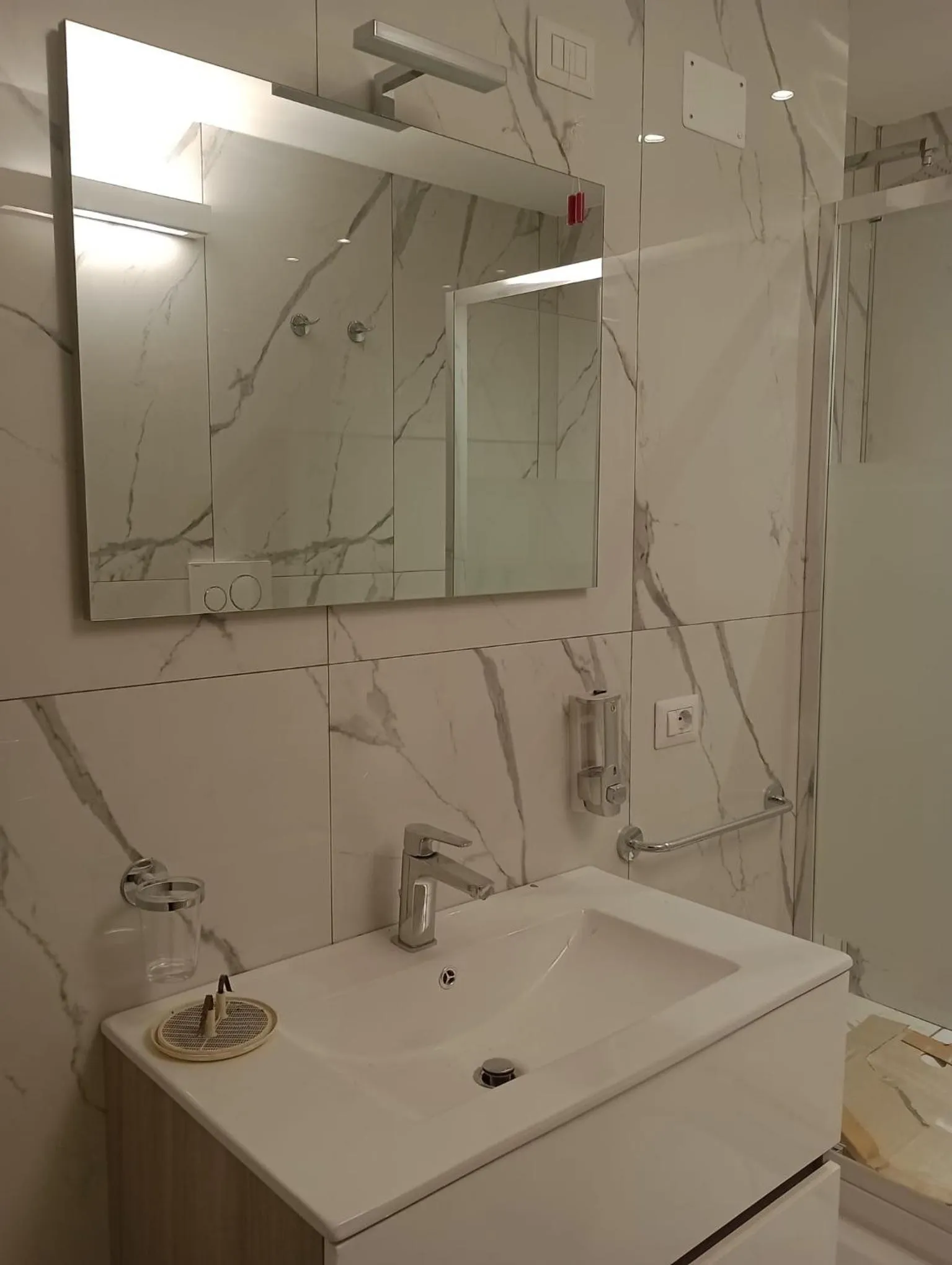 Bathroom in Hotel Centrale Europa