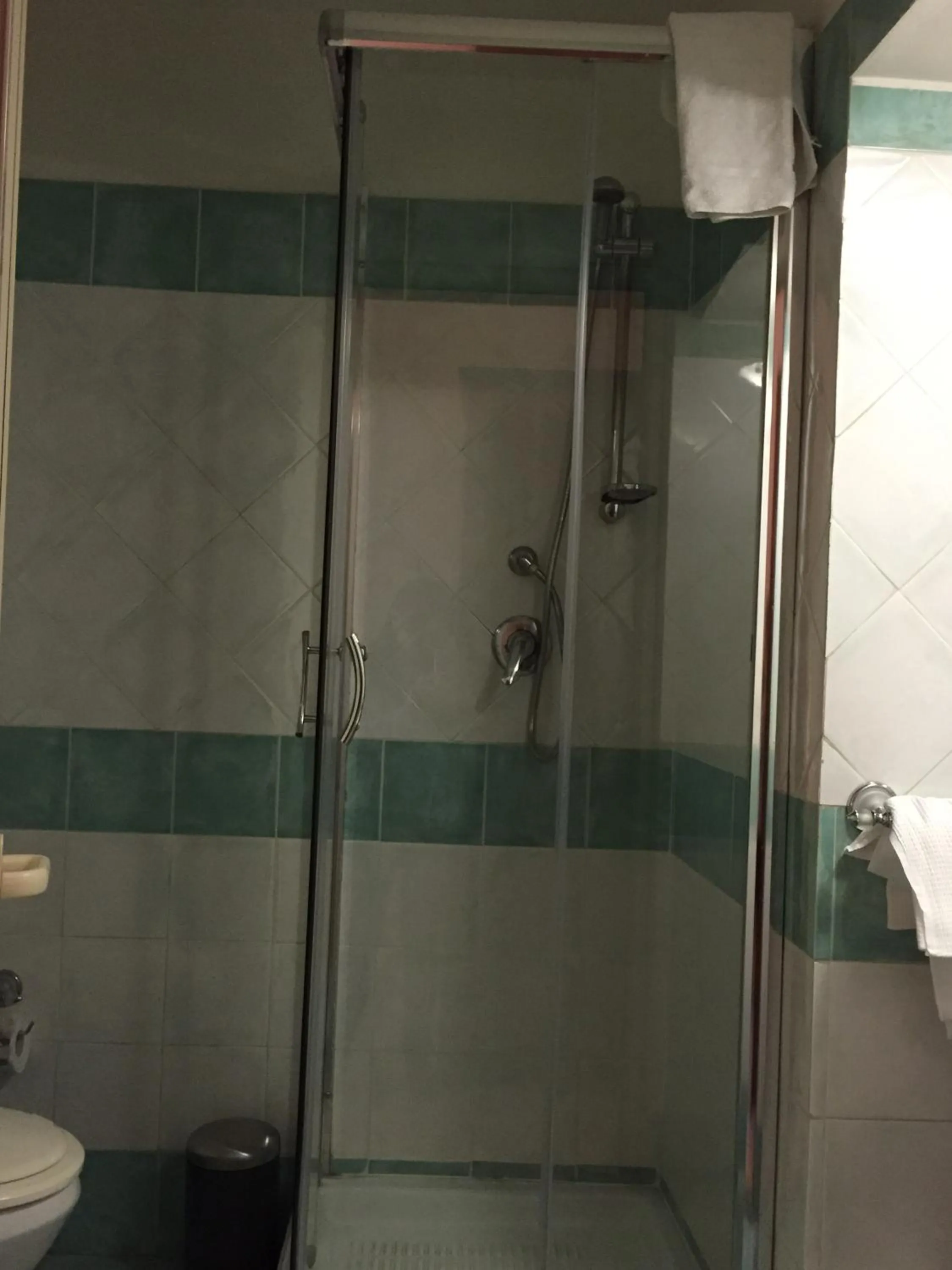Shower in Hotel Centrale Europa