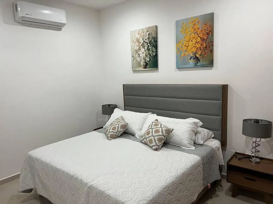 Bed in New & beautiful apartment GF with private pool