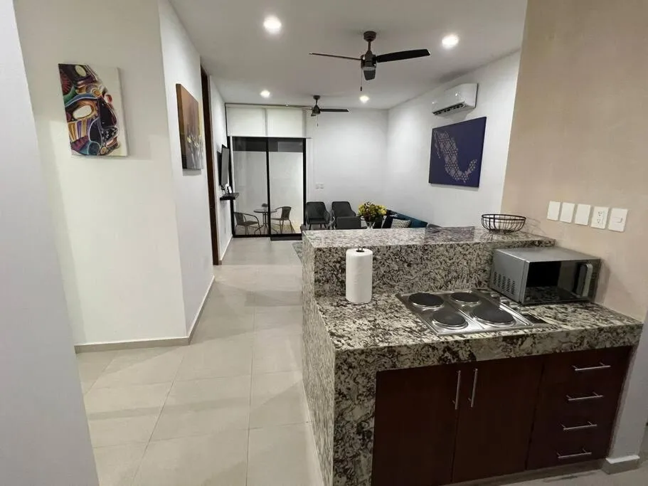 New & beautiful apartment GF with private pool