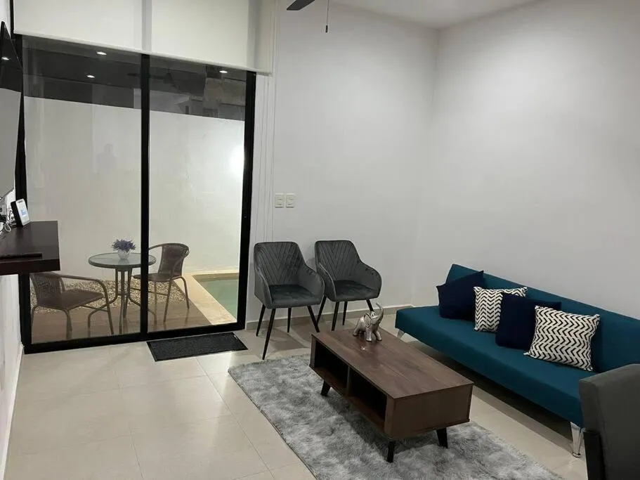 New & beautiful apartment GF with private pool