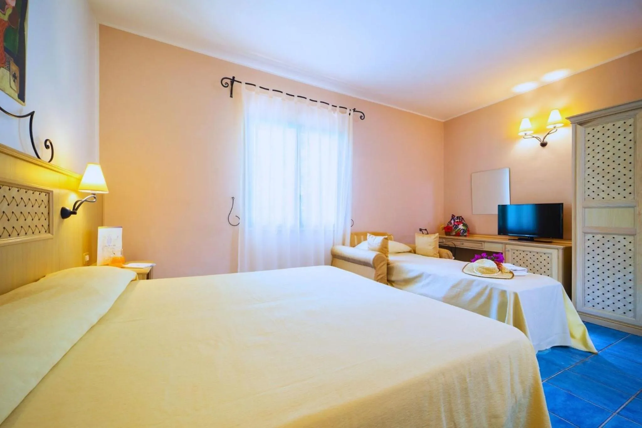 Bed in Hotel Ipomea Club