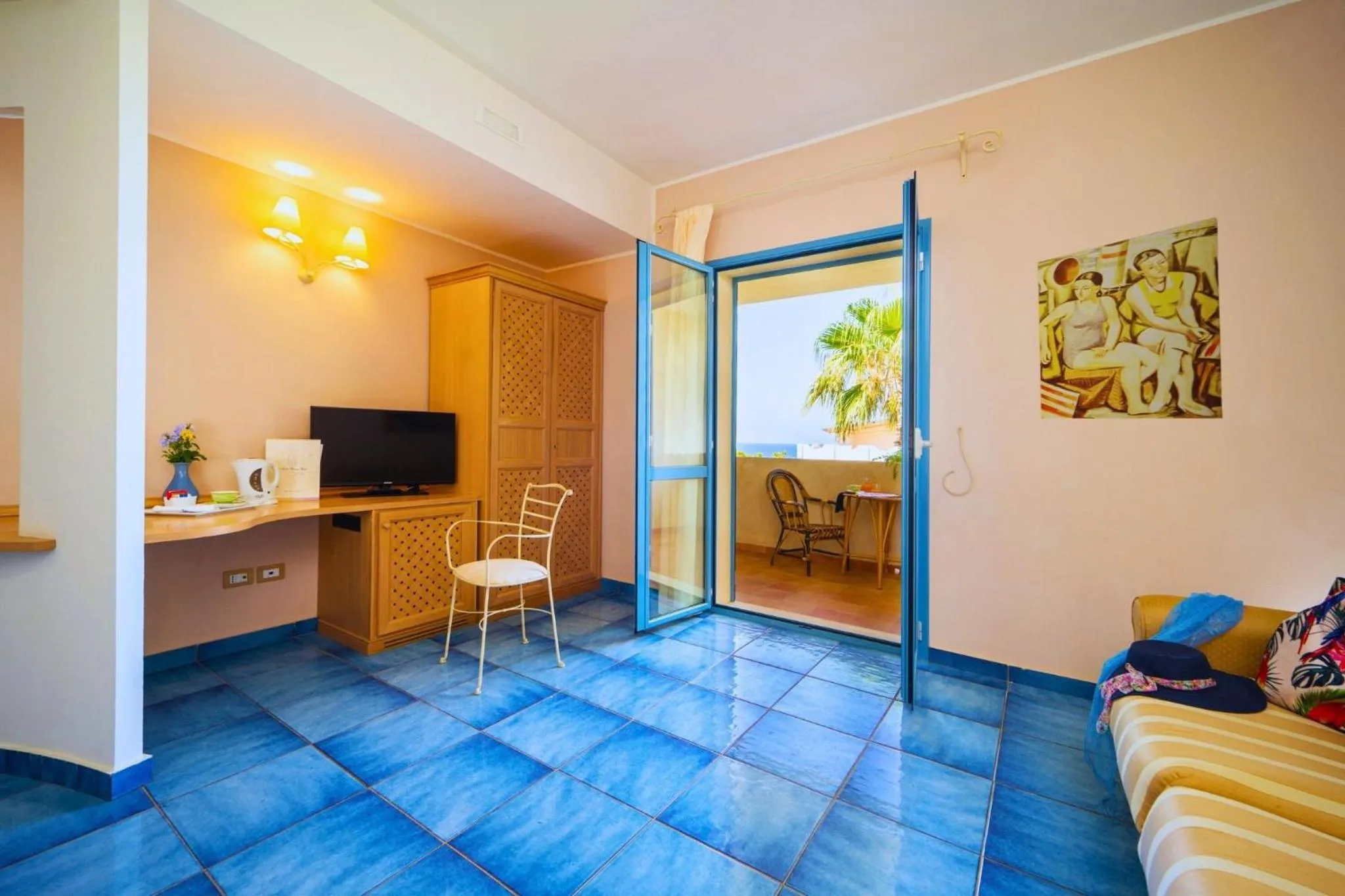 Bed in Hotel Ipomea Club