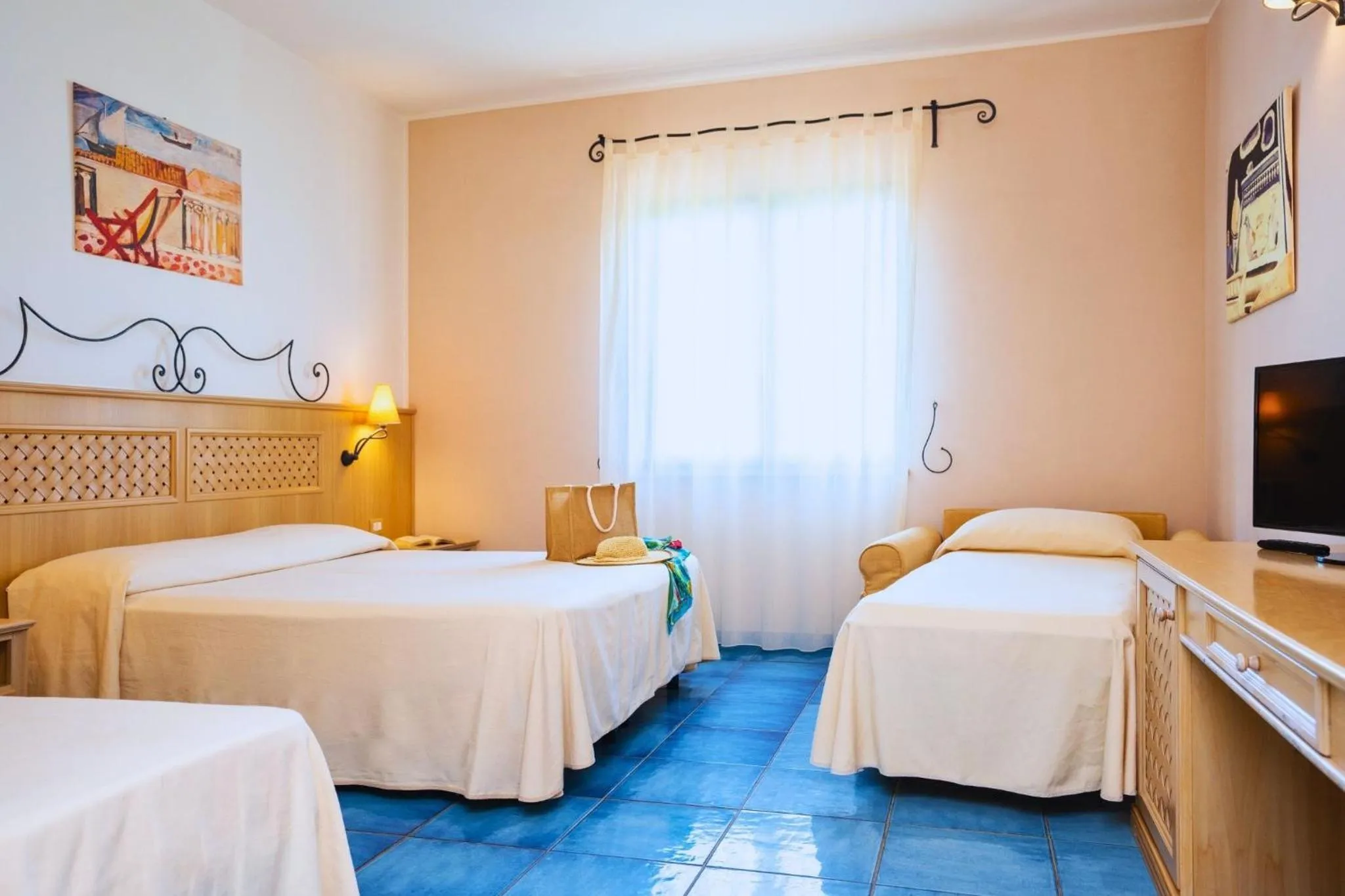 Bed in Hotel Ipomea Club