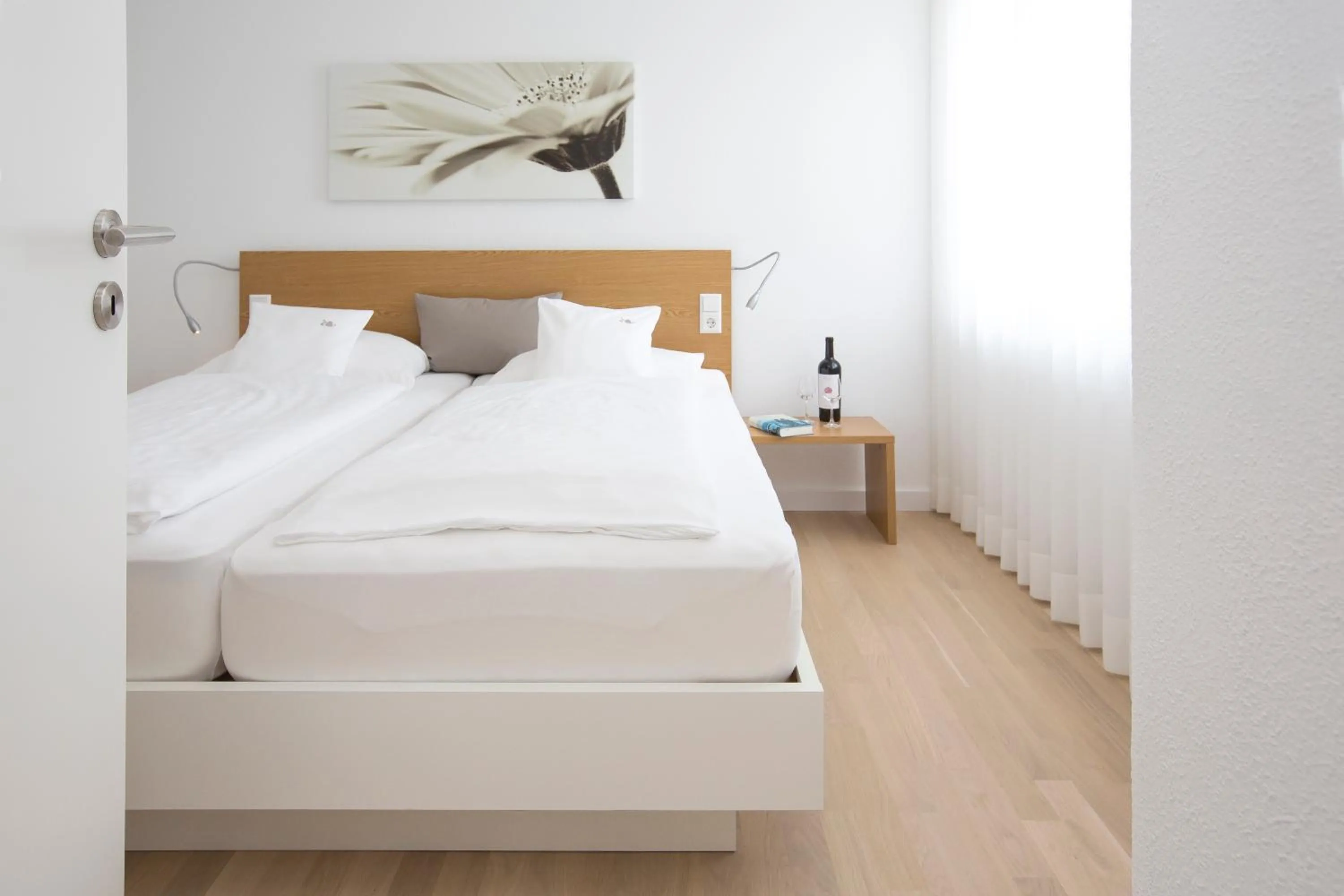 Bed in Apart Rosengarten