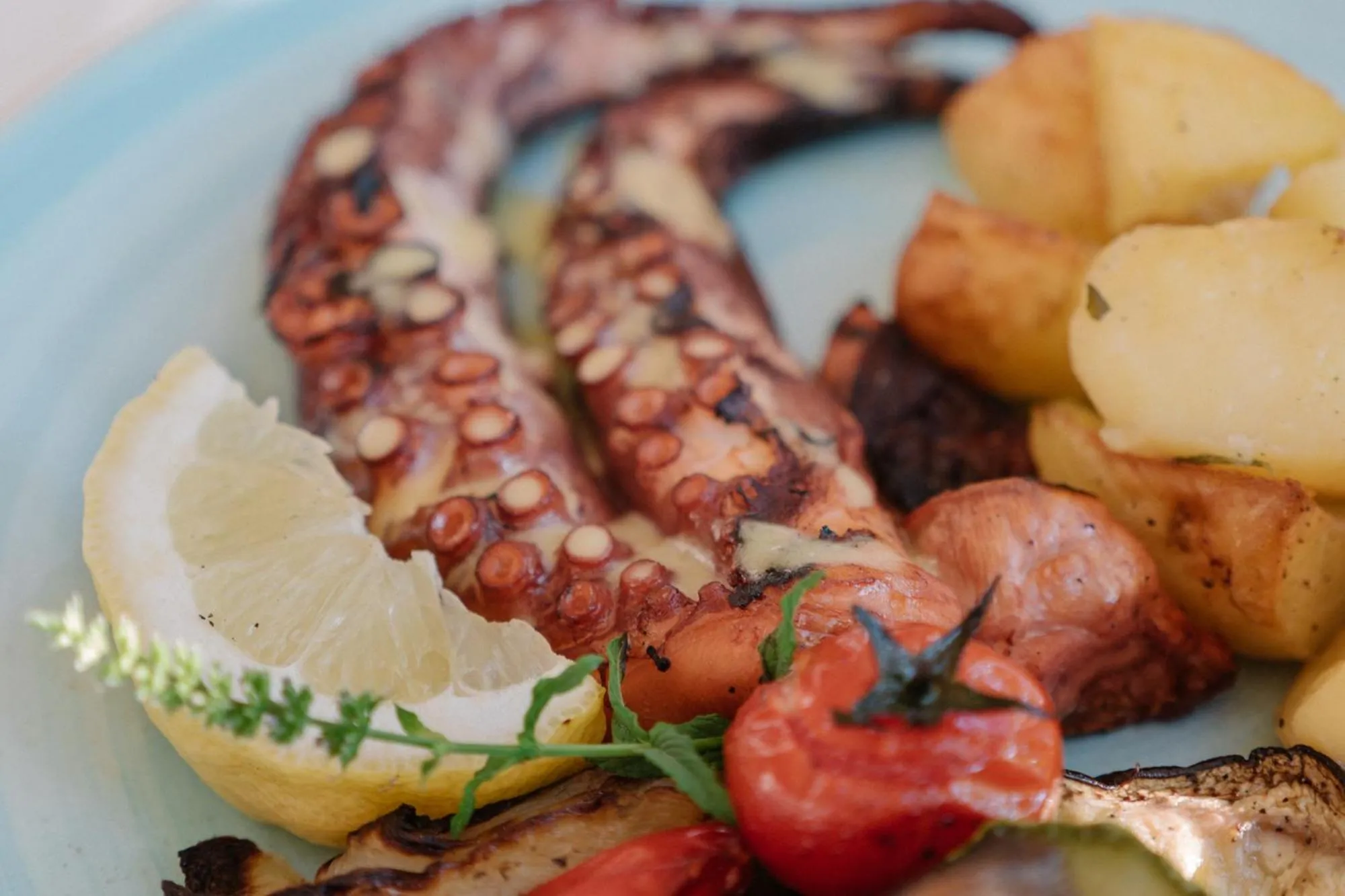 Food and drinks in Sebastian's - Agios Gordios Beach