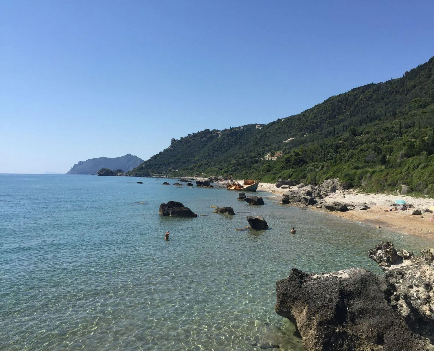 Natural landscape in Sebastian's - Agios Gordios Beach