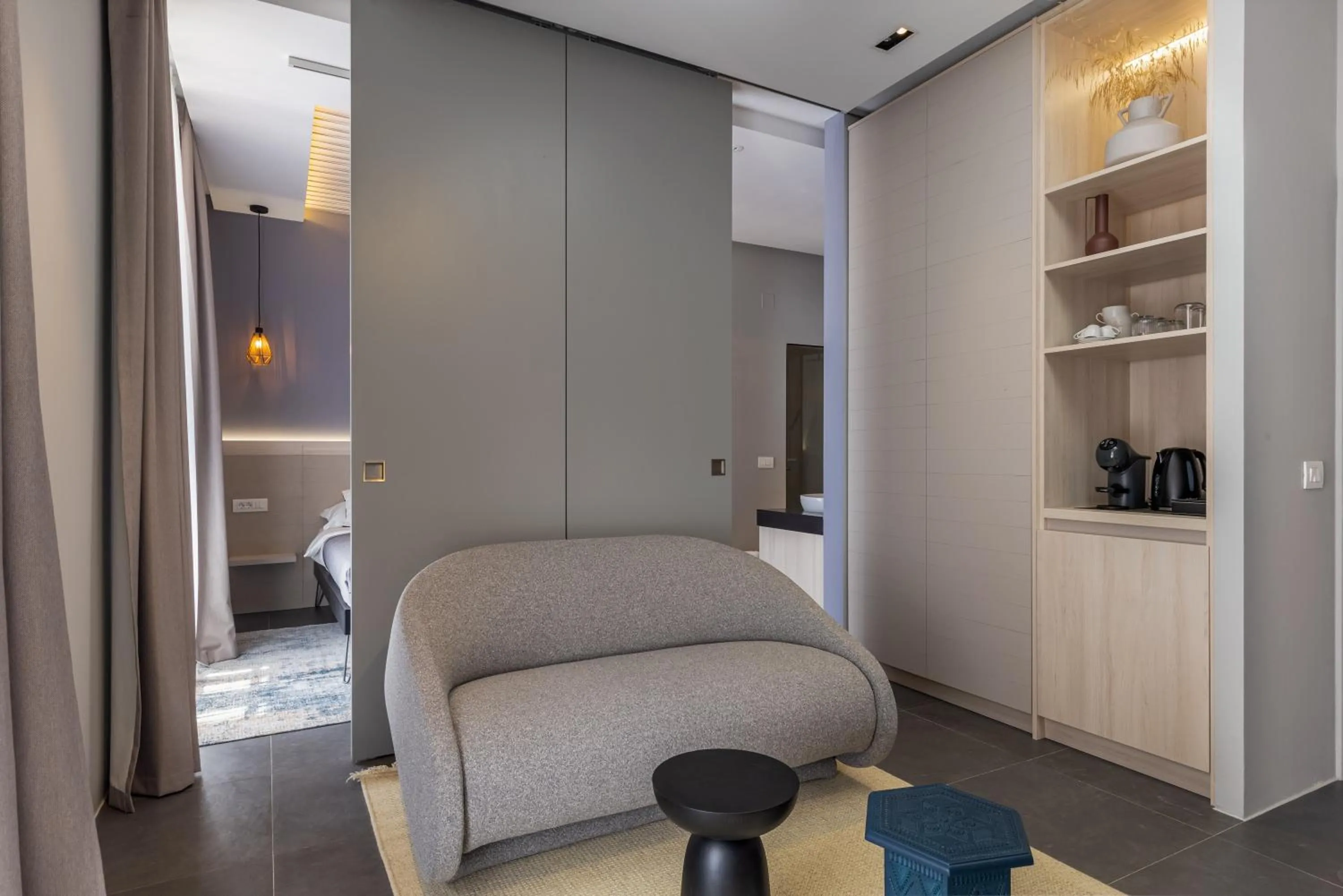 Bedroom in Apartments and Rooms Lejletul