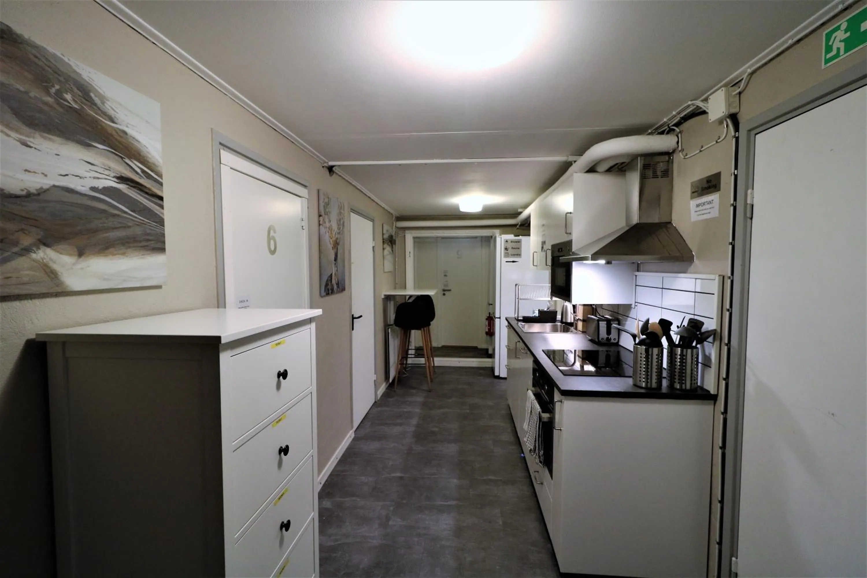 Communal kitchen in RIBO Apartment Arctic