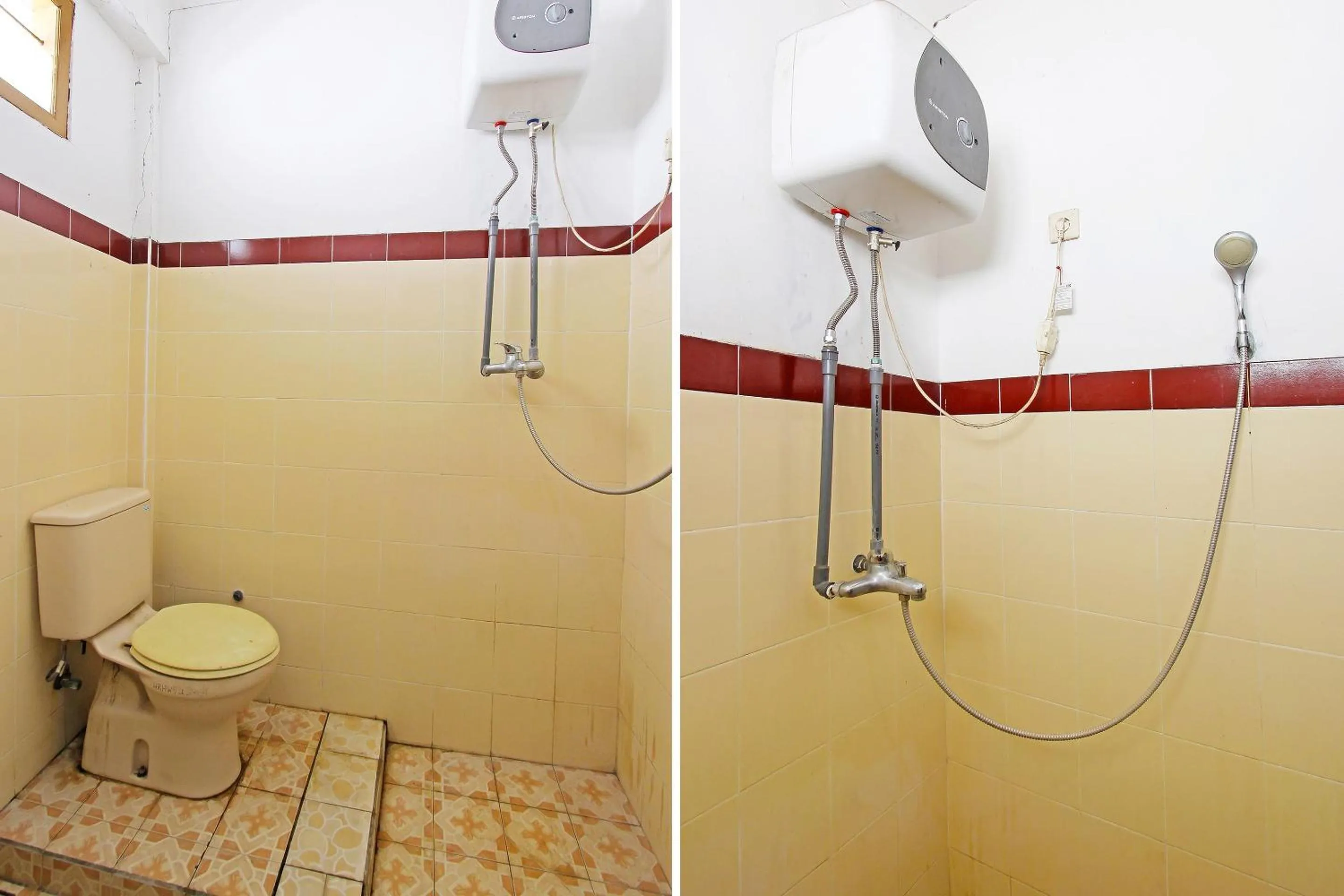 Bathroom in Hotel O Meilias