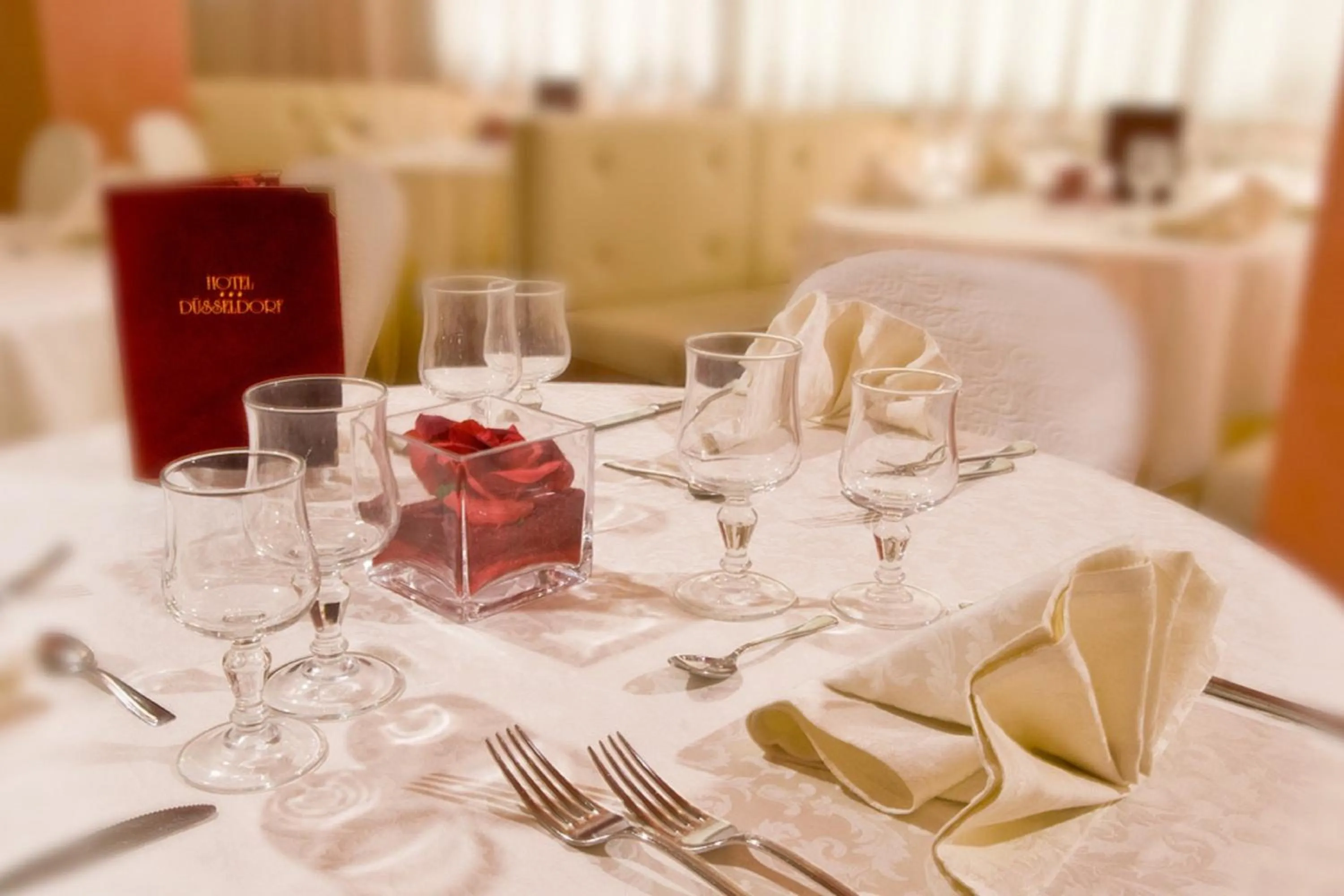 Food and drinks in Hotel Dusseldorf