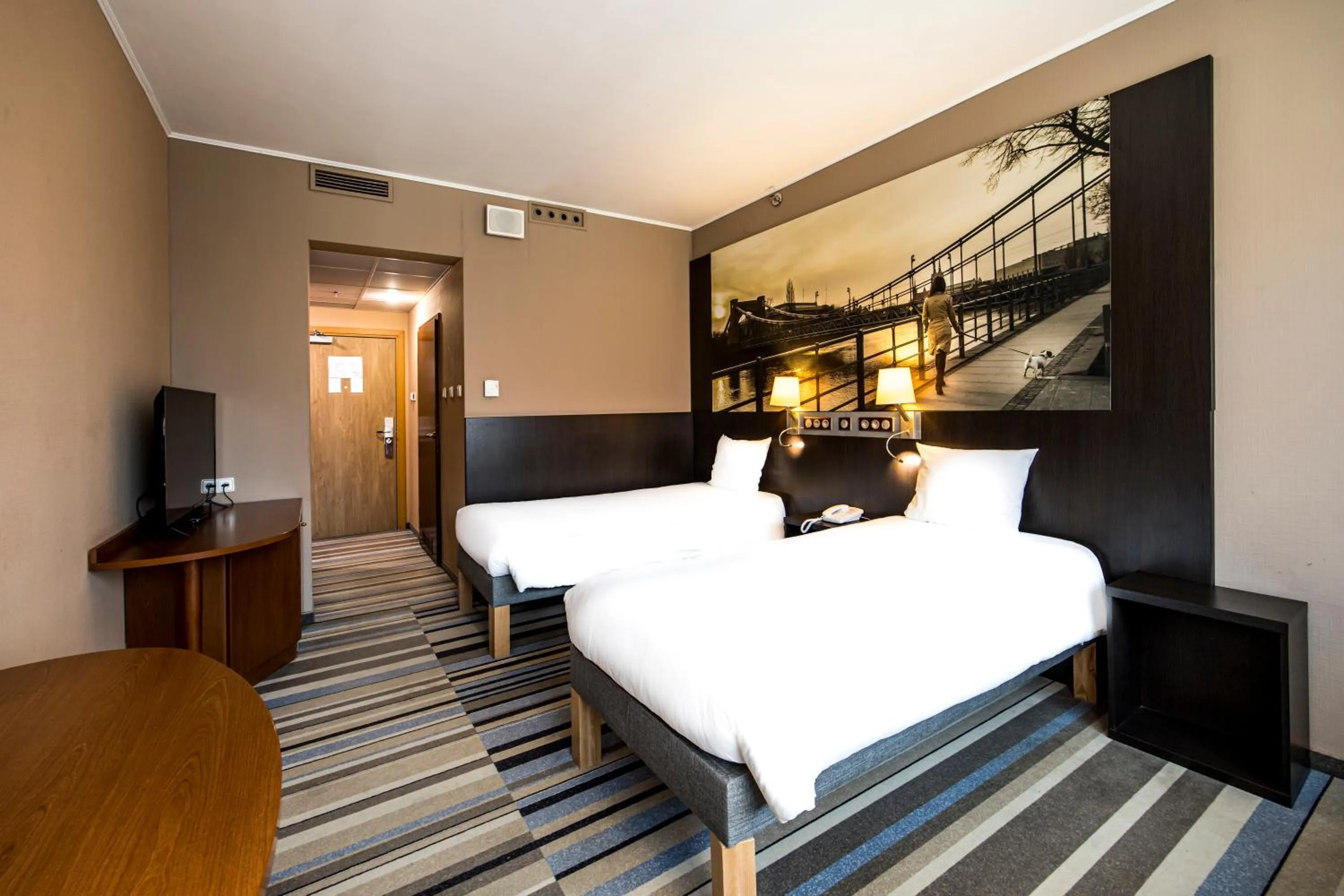 Bed in Mercure Wrocław Centrum