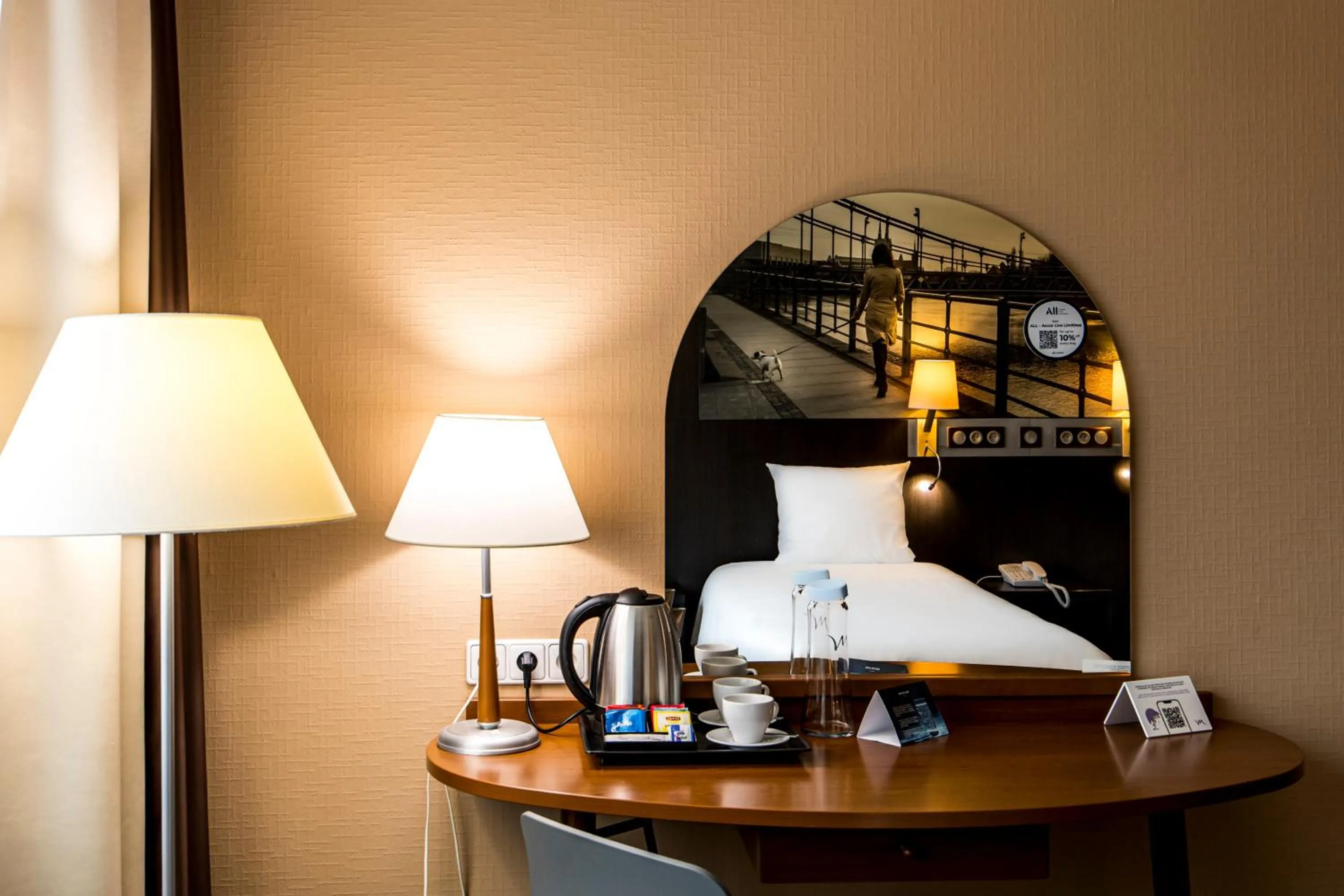 Bed in Mercure Wrocław Centrum