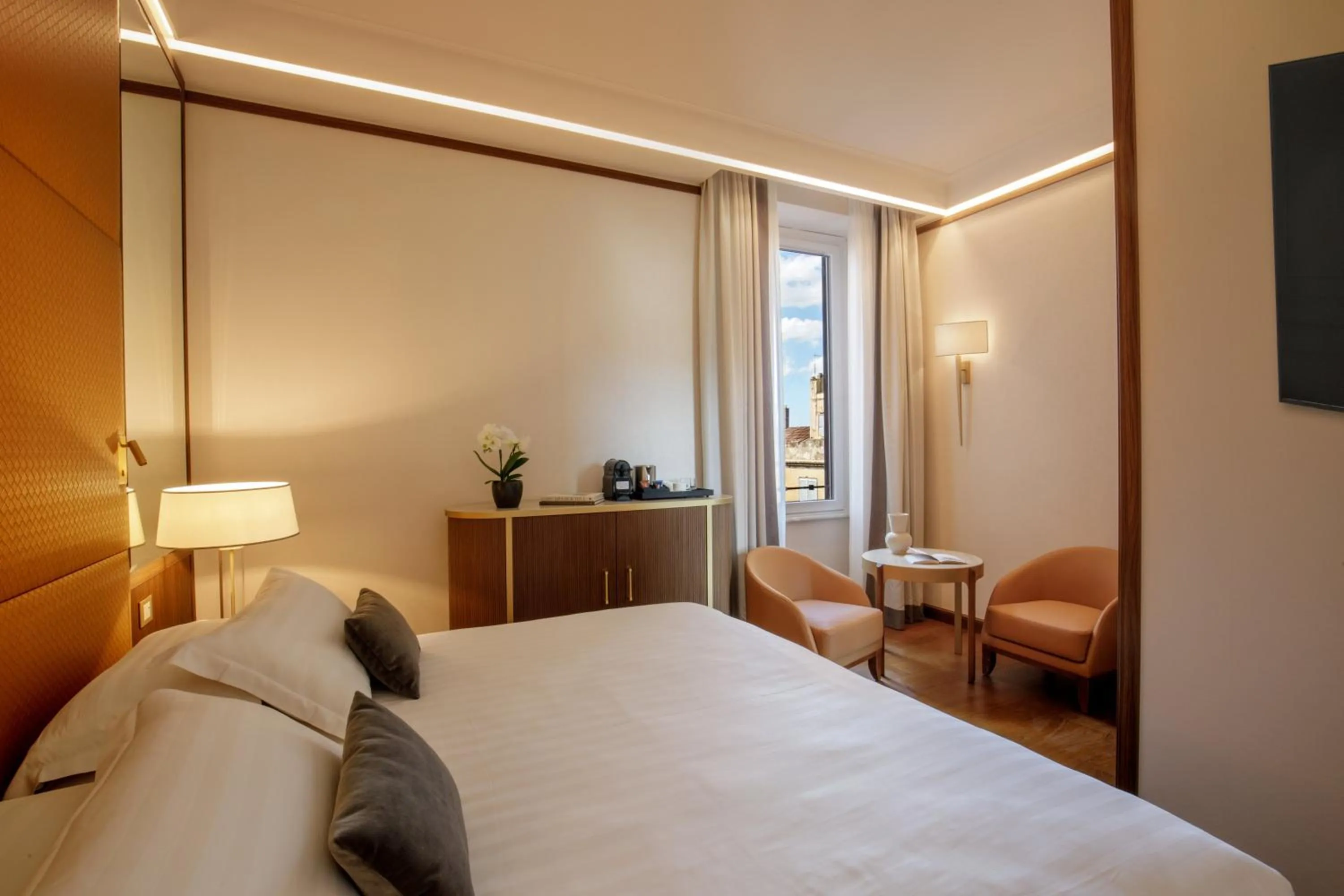 Bedroom, Bed in Hotel Imperiale by OMNIA hotels