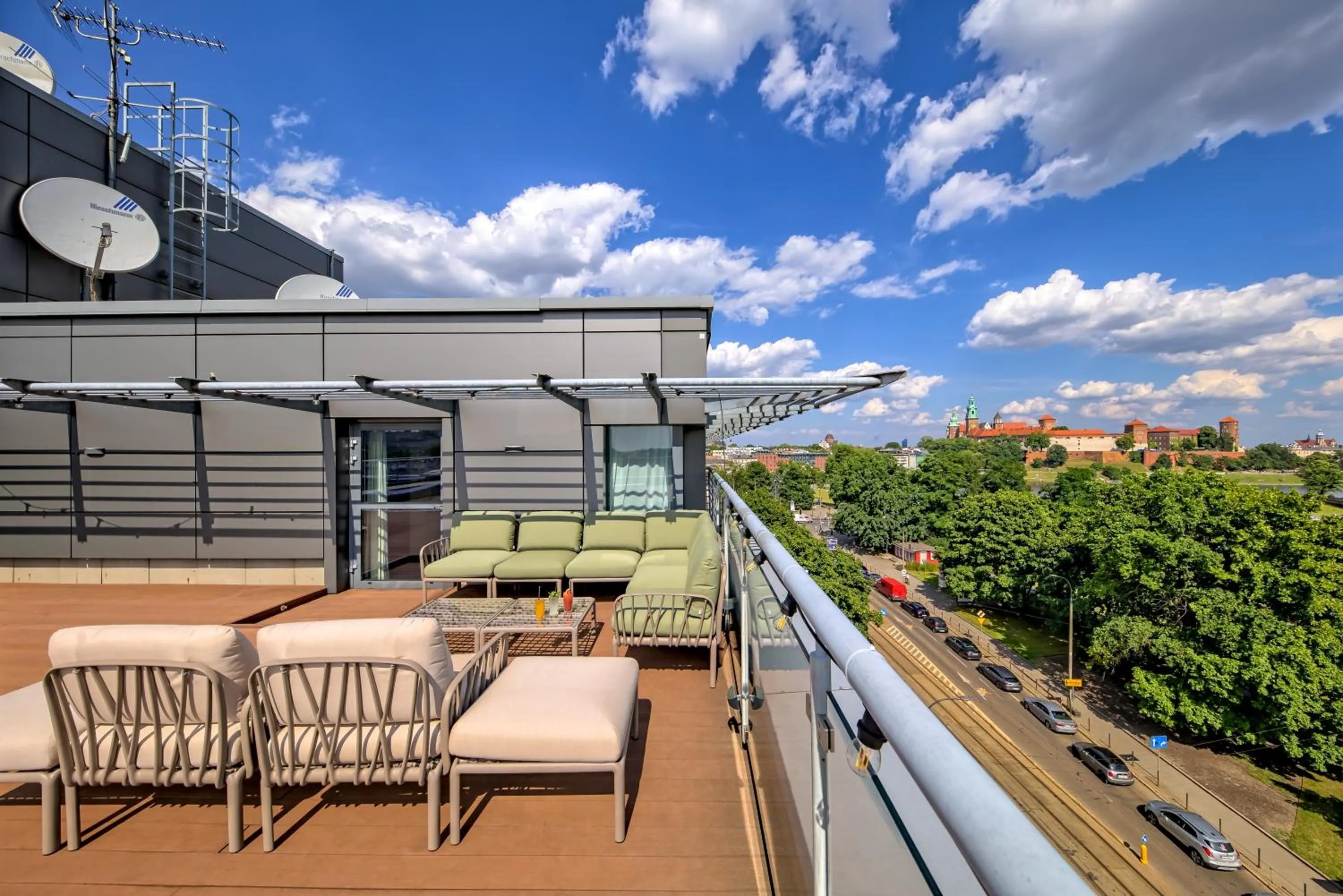 City view in Novotel Kraków Centrum