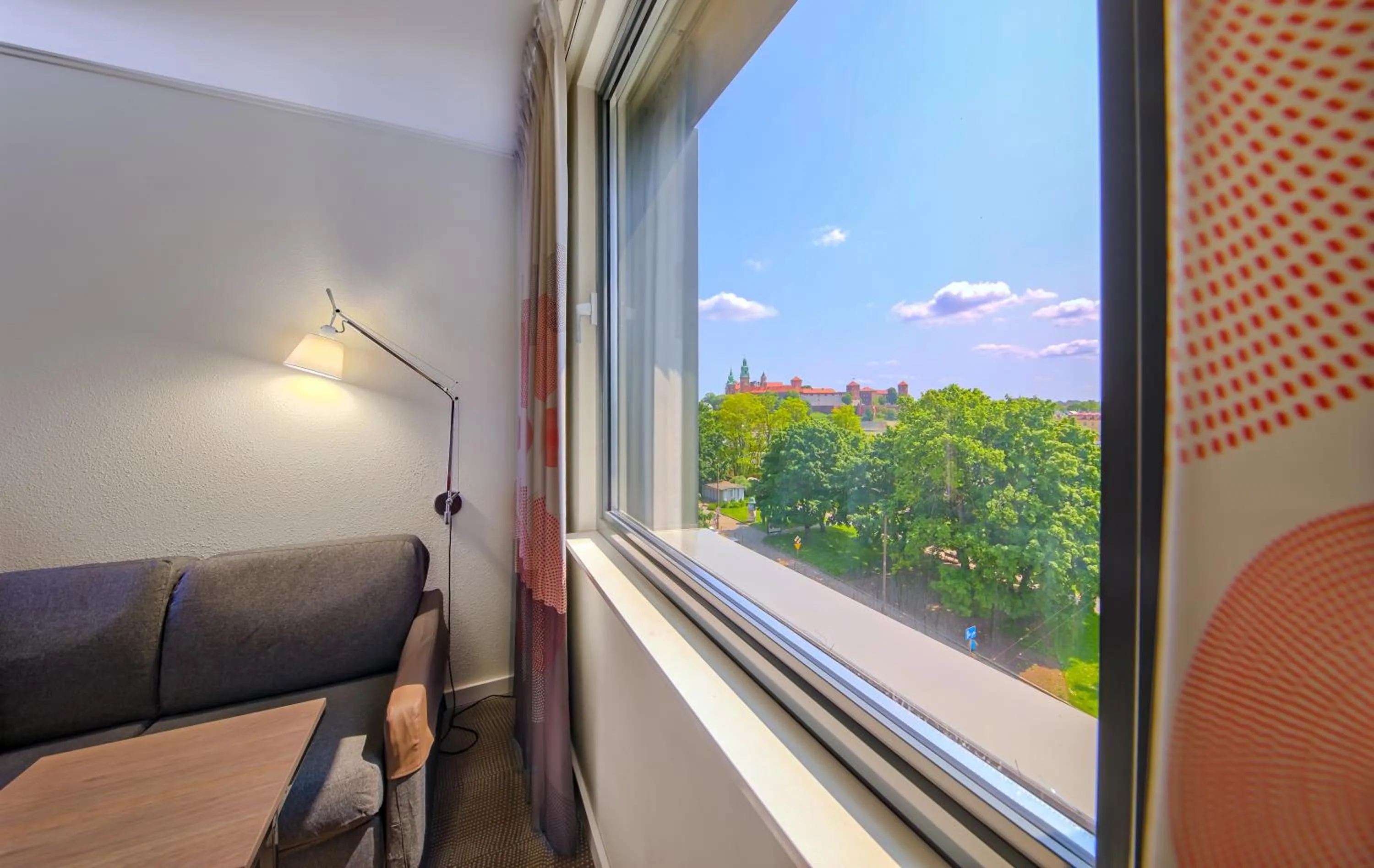 Seating area in Novotel Kraków Centrum