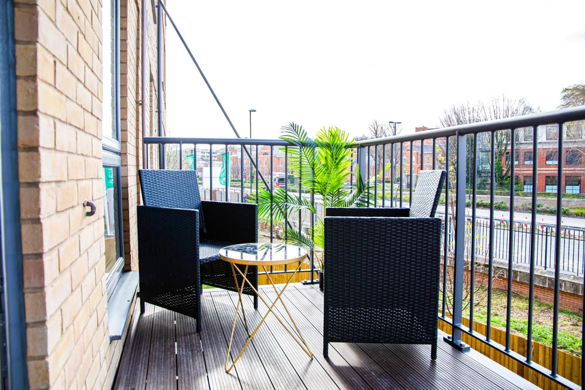 Balcony/Terrace in A luxury 2 bedroom apartment with 2 free parking