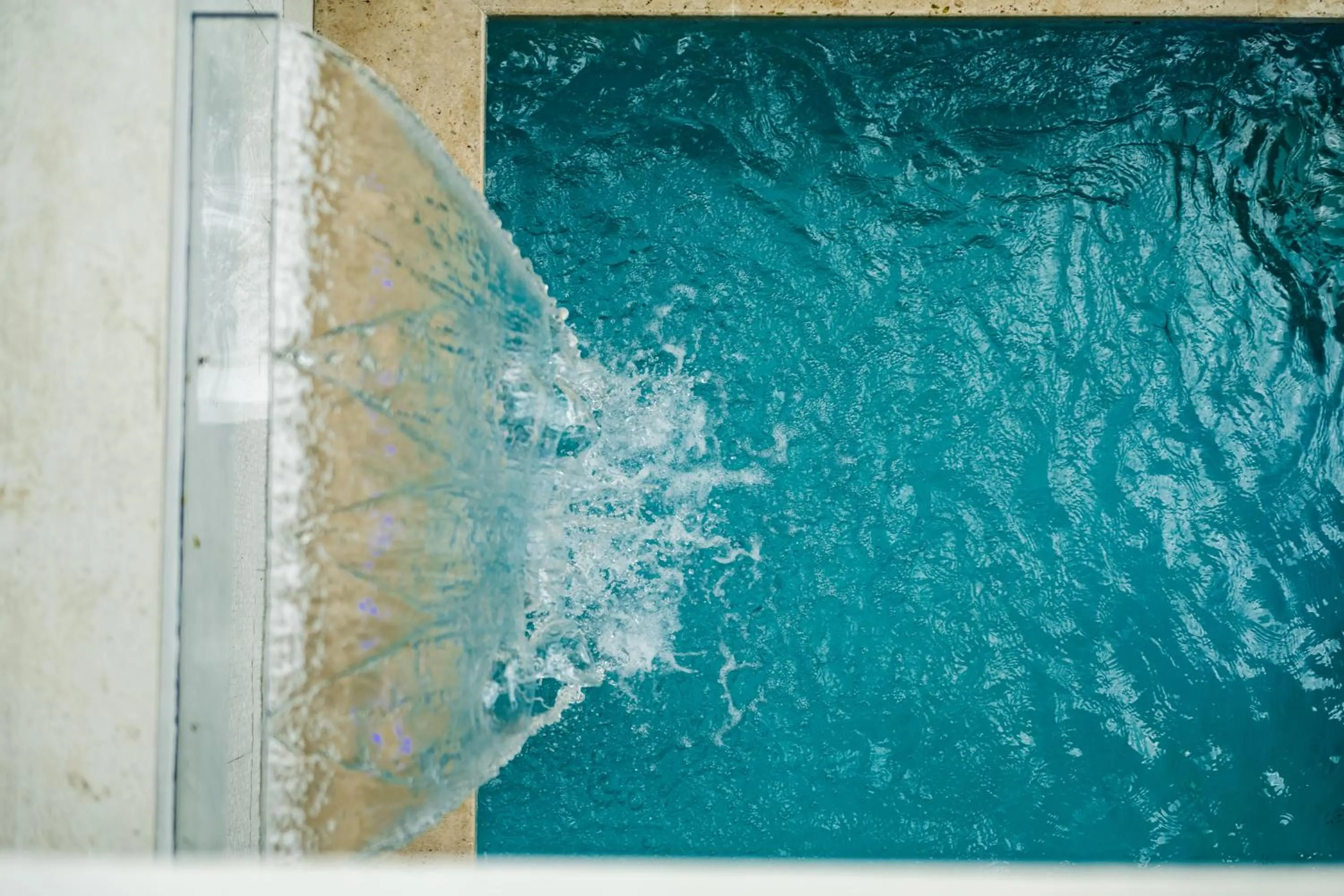 Swimming pool in mVillas Luxury Villas with Beach Club Access & Sauna