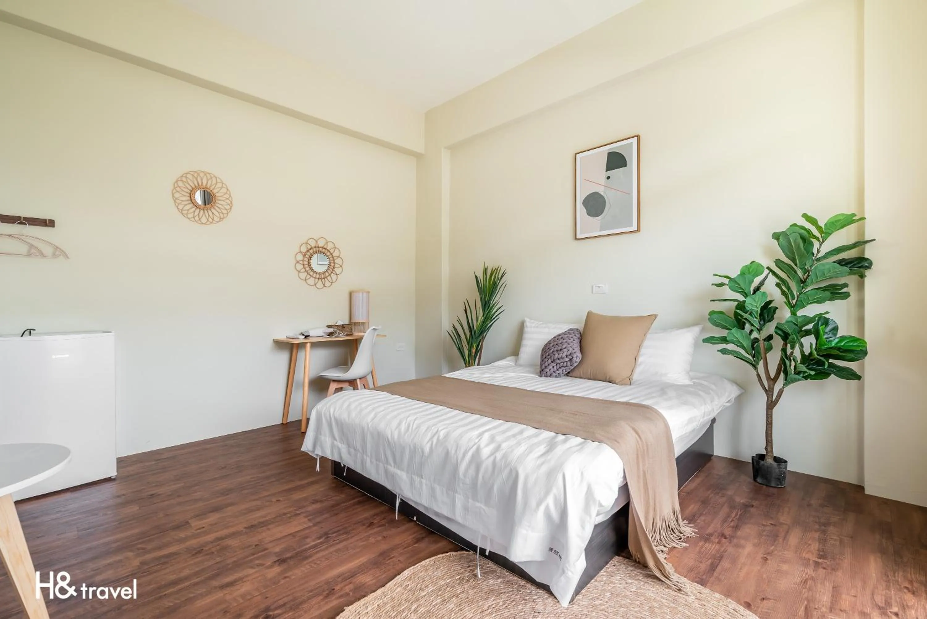 Bed in Taitung Yu Krung Smart Stay