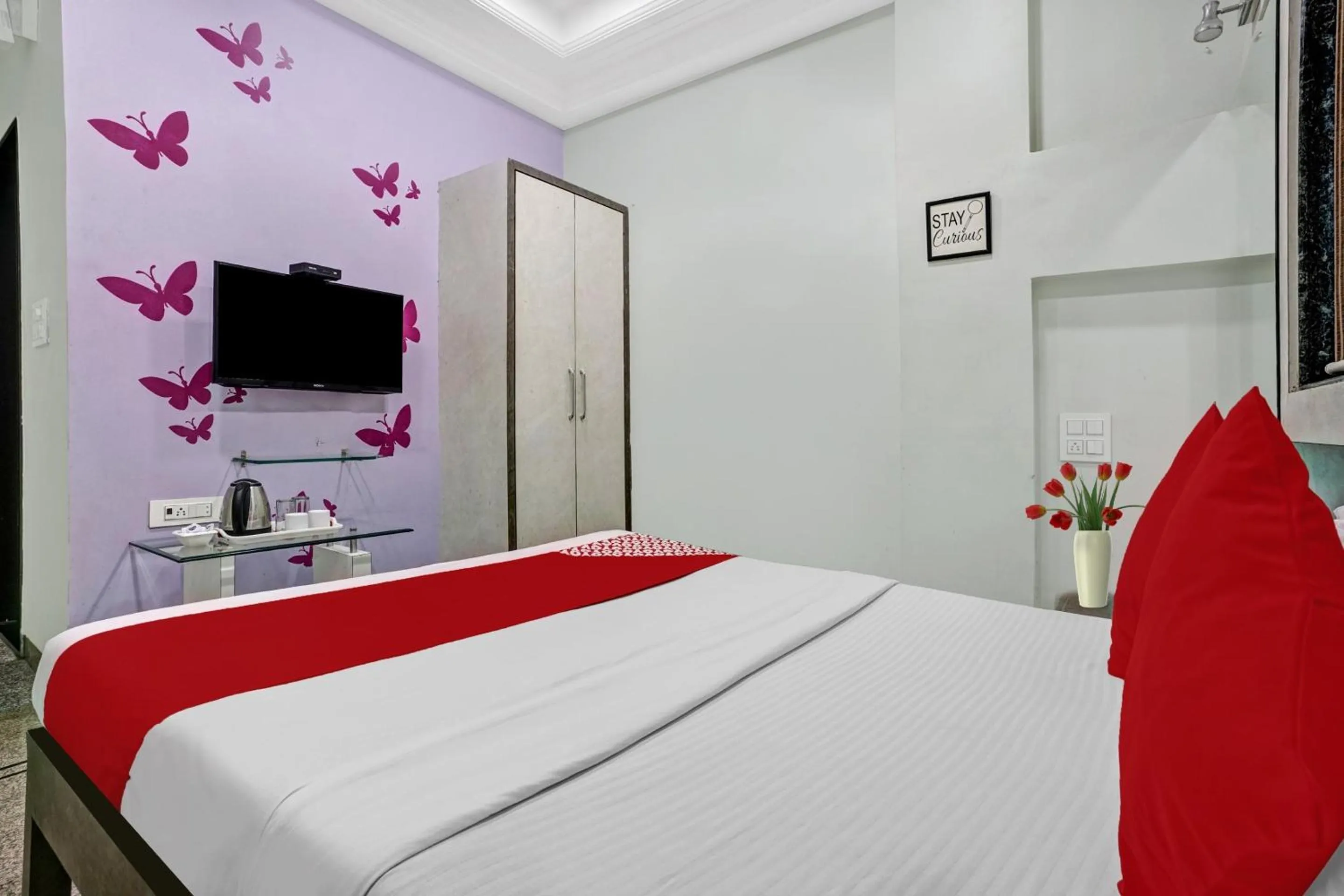 Bedroom, Bed in Hotel O Chhaya