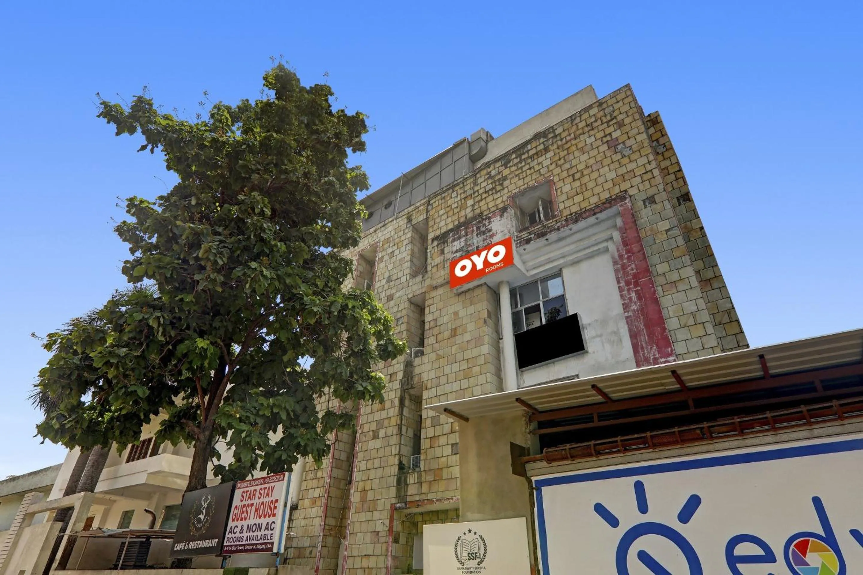 Facade/entrance in Hotel O Star Stay Guest house opposite Kendriya Bhawan