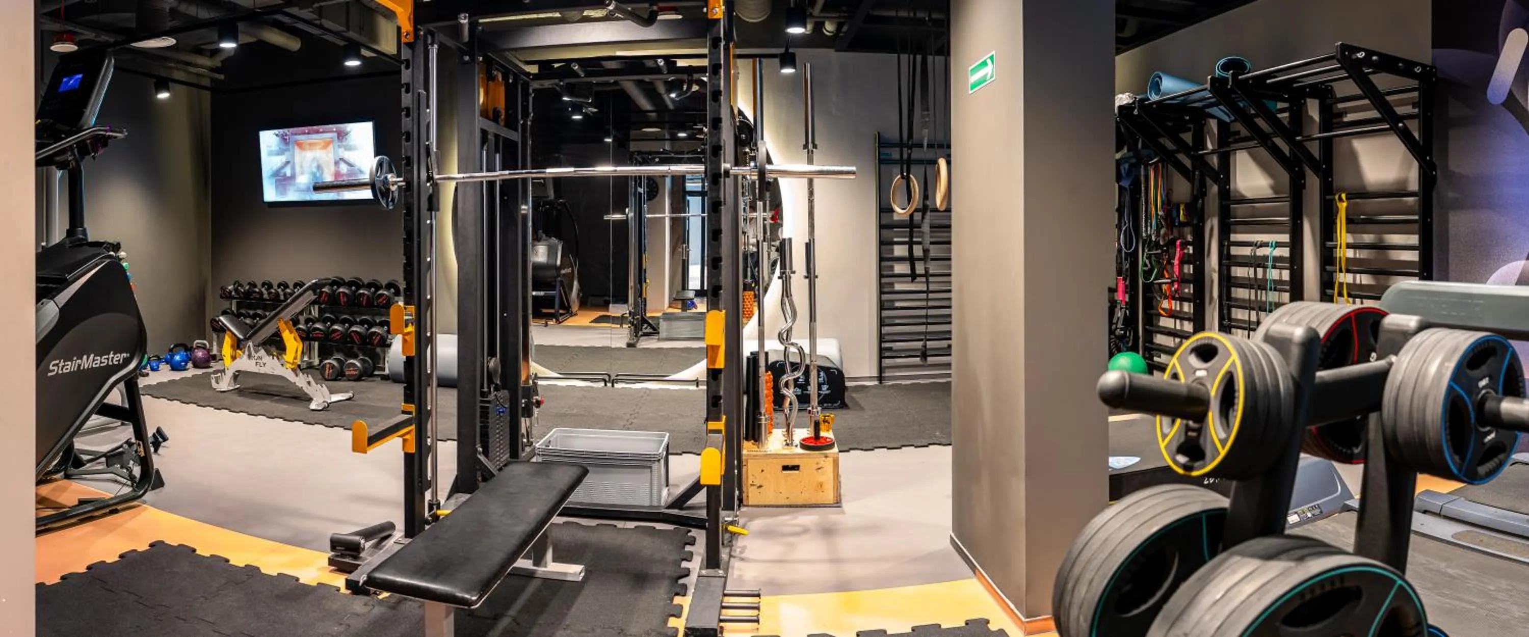 Fitness centre/facilities in Novotel Szczecin Centrum